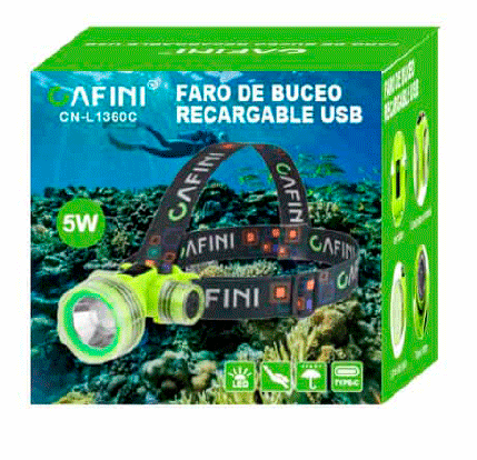  Linterna Vincha Minera