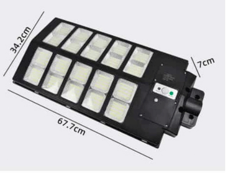 Reflector Solar LED Suburbano Cafini 1000W – 800 SMD con Sensor de Movimiento