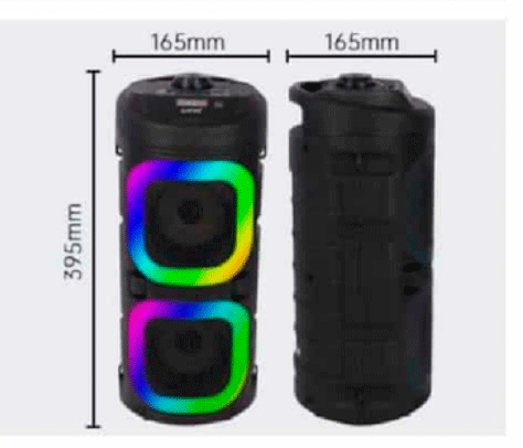 Torre de Sonido Portátil con Display y TWS