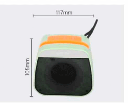 Parlante Bluetooth Portátil con Soporte para Celular 
