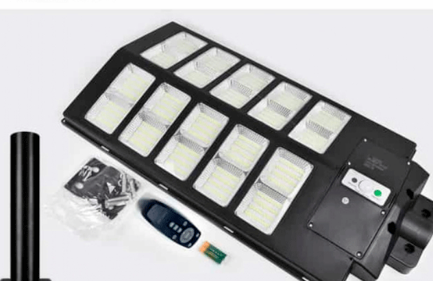 Reflector Solar LED Suburbano Cafini 1000W – 800 SMD con Sensor de Movimiento