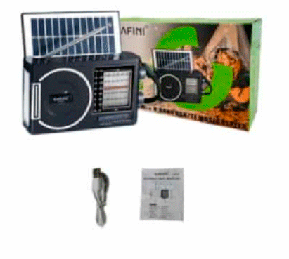 Portátil Multibanda con Carga Solar - GAFINI CN-R41T