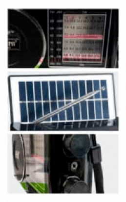 Portátil Multibanda con Carga Solar - GAFINI CN-R41T