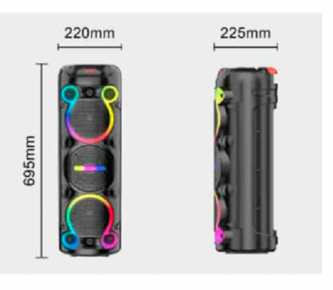 Torre de Sonido Triple Party Speaker 