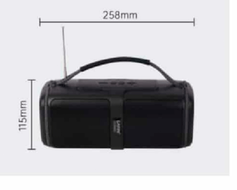 Parlante Inalámbrico "Boombox" con Carga Solar