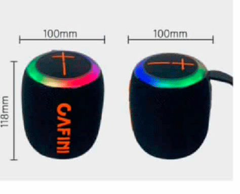arlante Bluetooth Portátil con Luces LED 