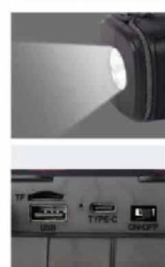 Parlante Inalámbrico "Boombox" con Carga Solar