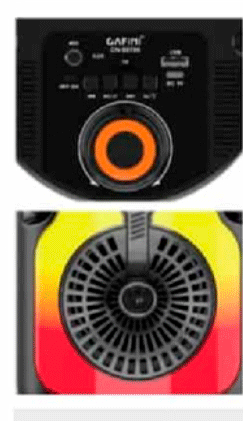 Torre de Sonido Portátil con Micrófono Incluido