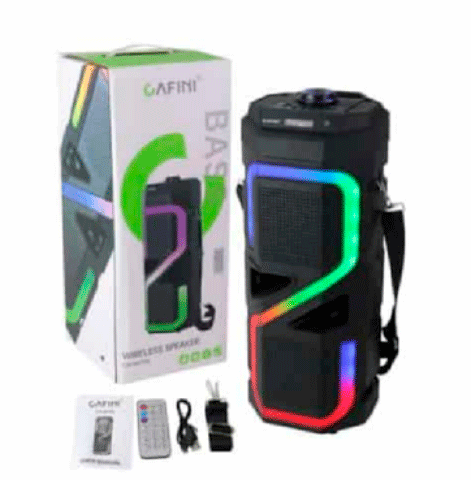 Torre de Sonido Portátil con Pantalla y Luces RGB