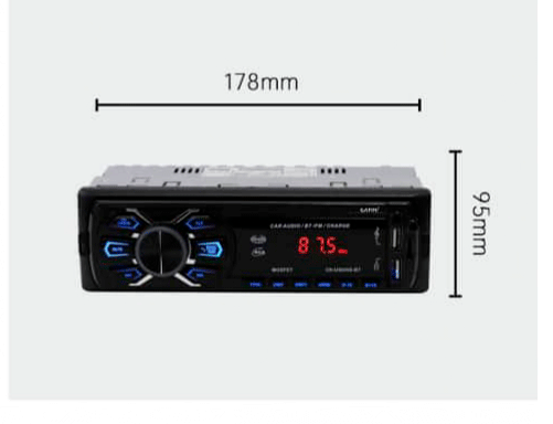 stéreo para Auto con Iluminación RGB y Doble USB