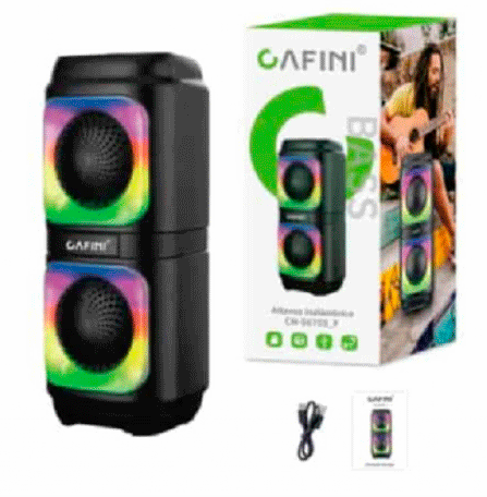 Torre de Sonido Portátil de Doble Altavoz