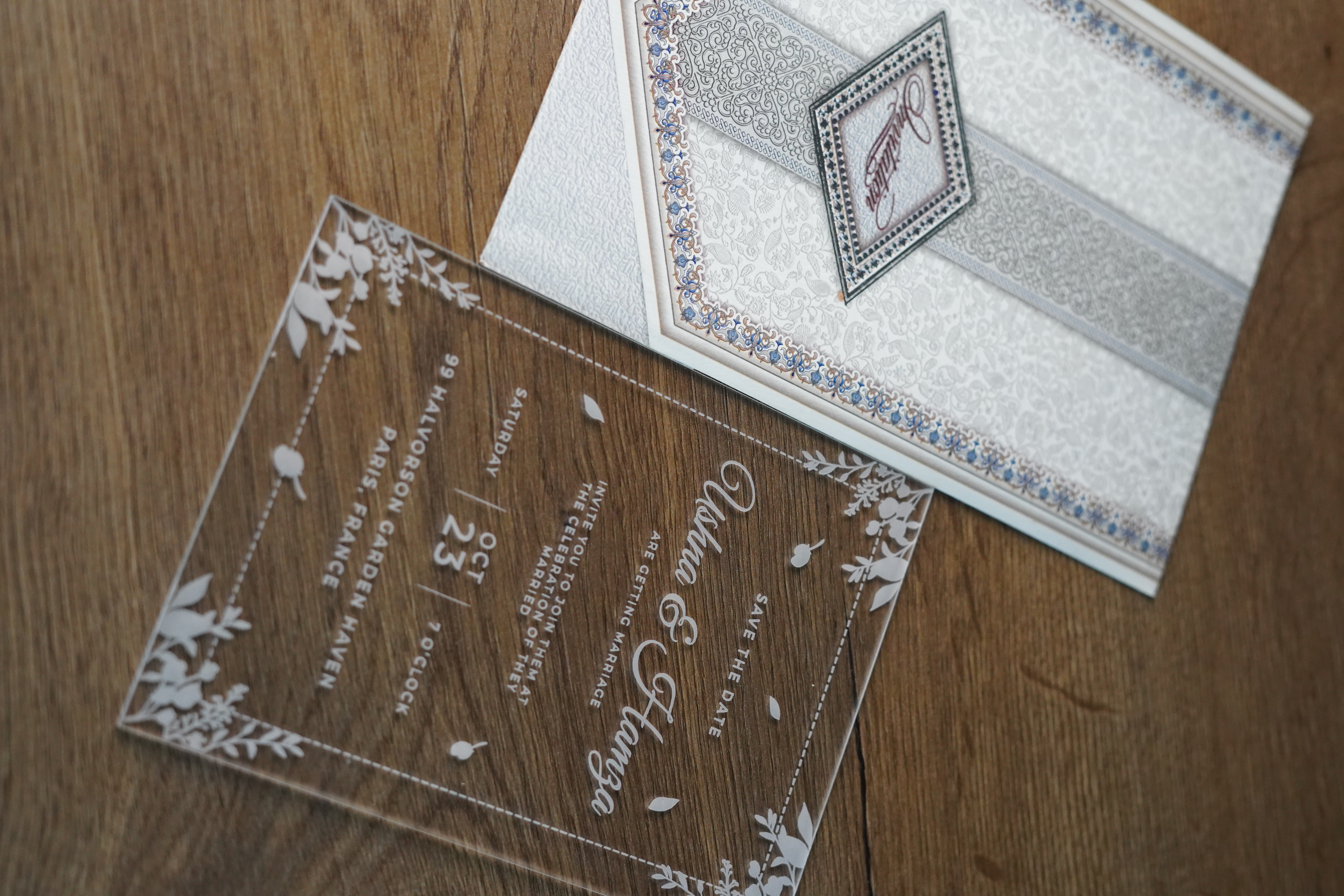 Clear Bliss Invitation D4