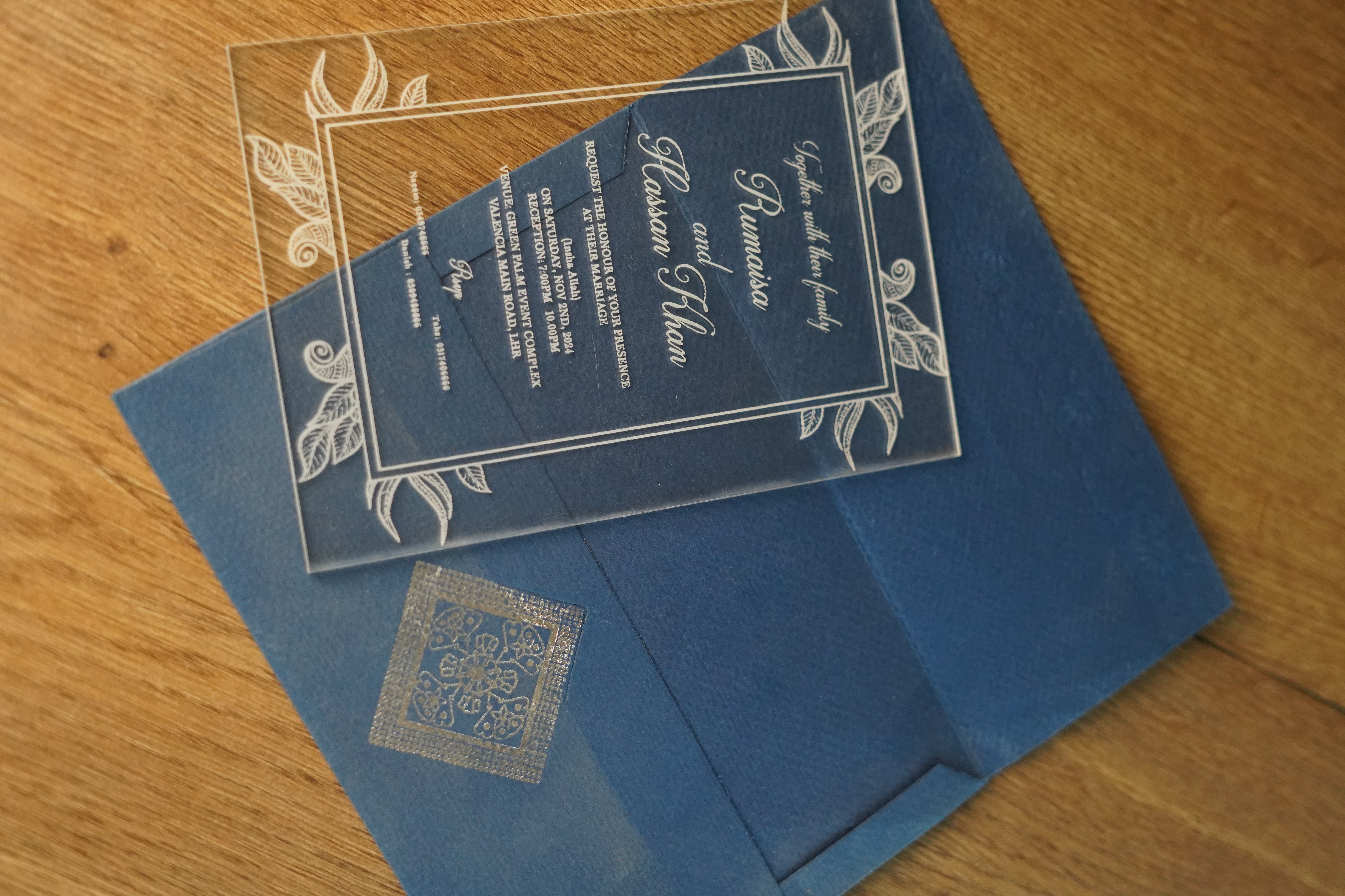 Clear Bliss Invitation D8