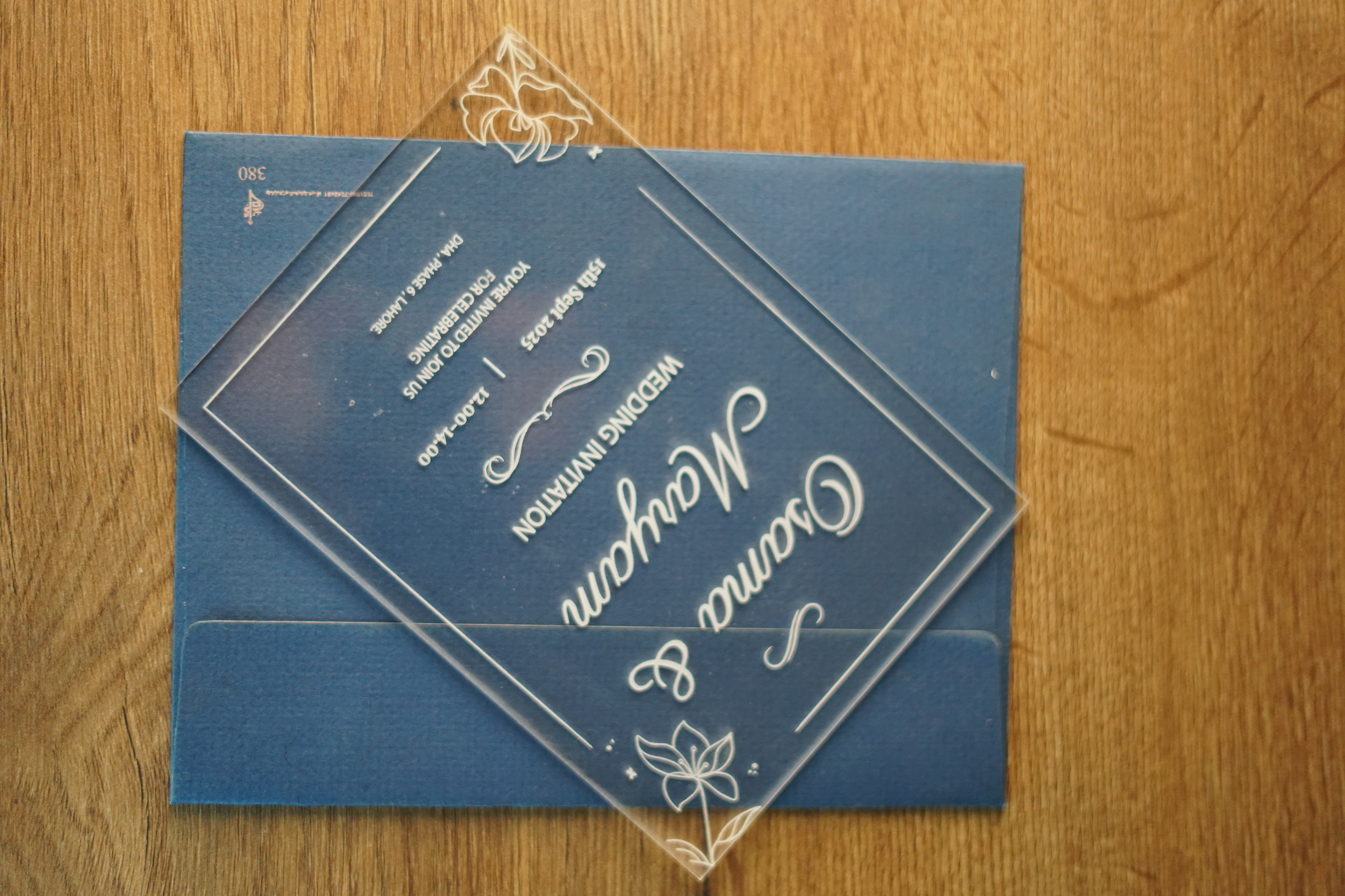 Clear Bliss Invitation D2