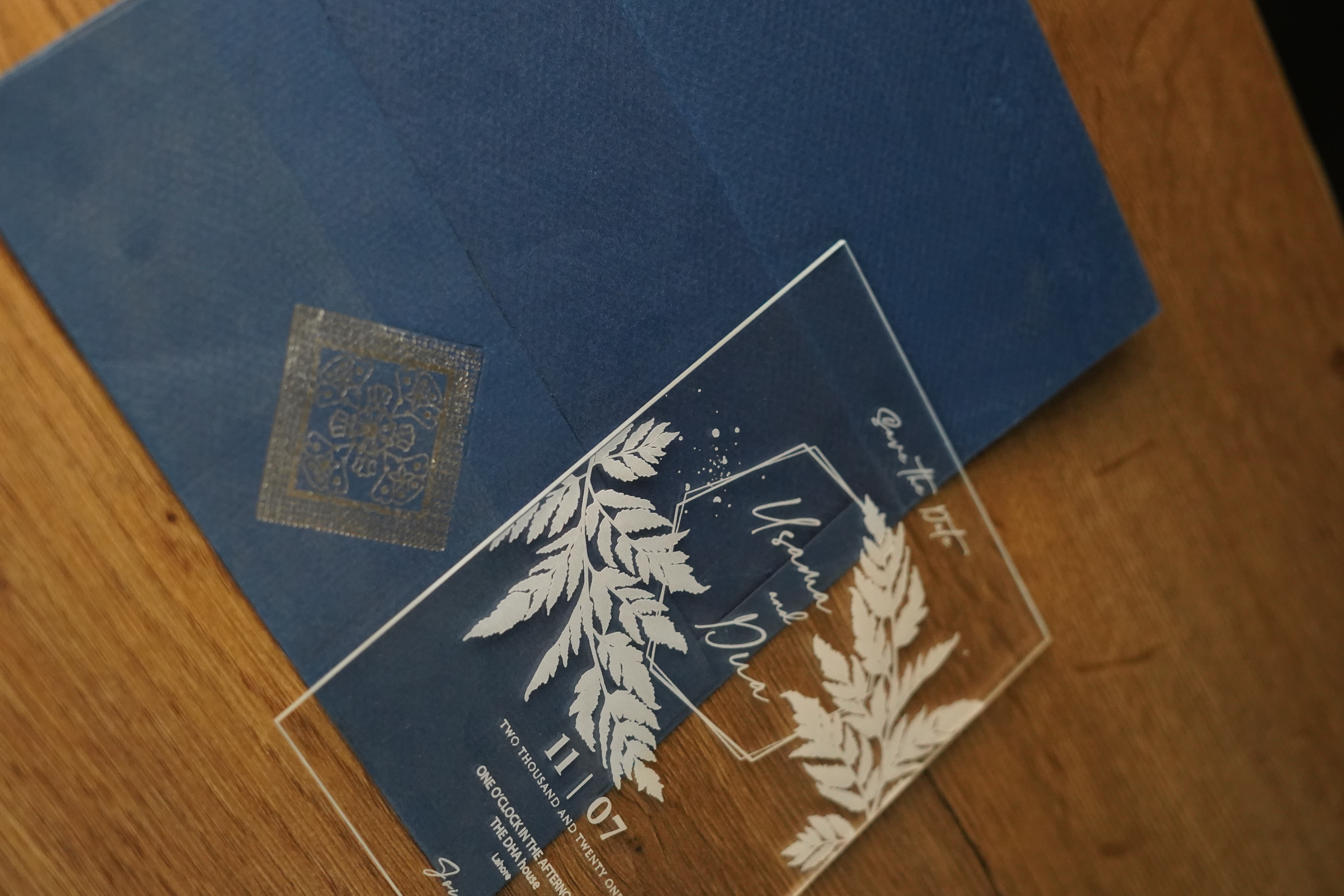 Clear Bliss Invitation D9