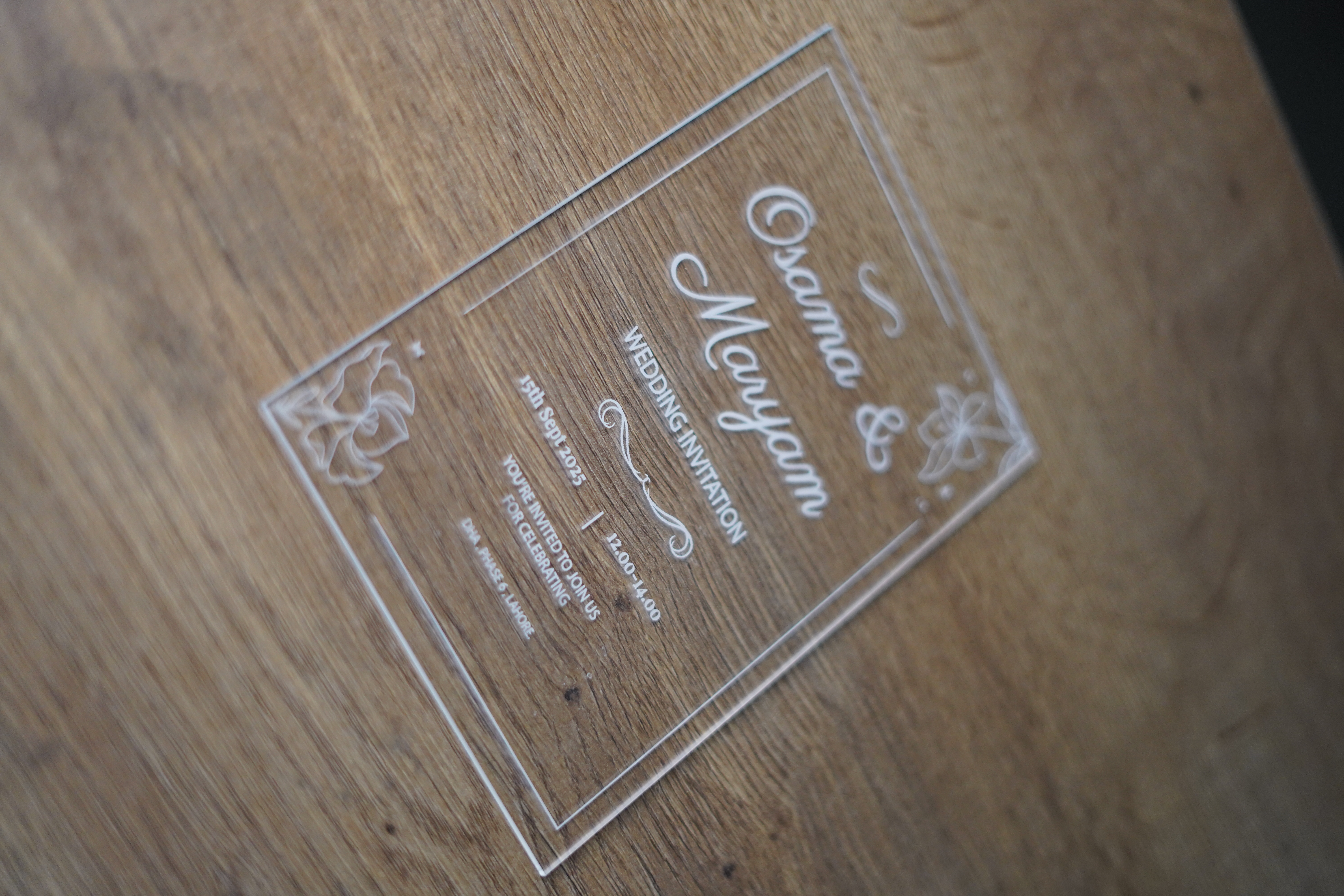 Clear Bliss Invitation D2