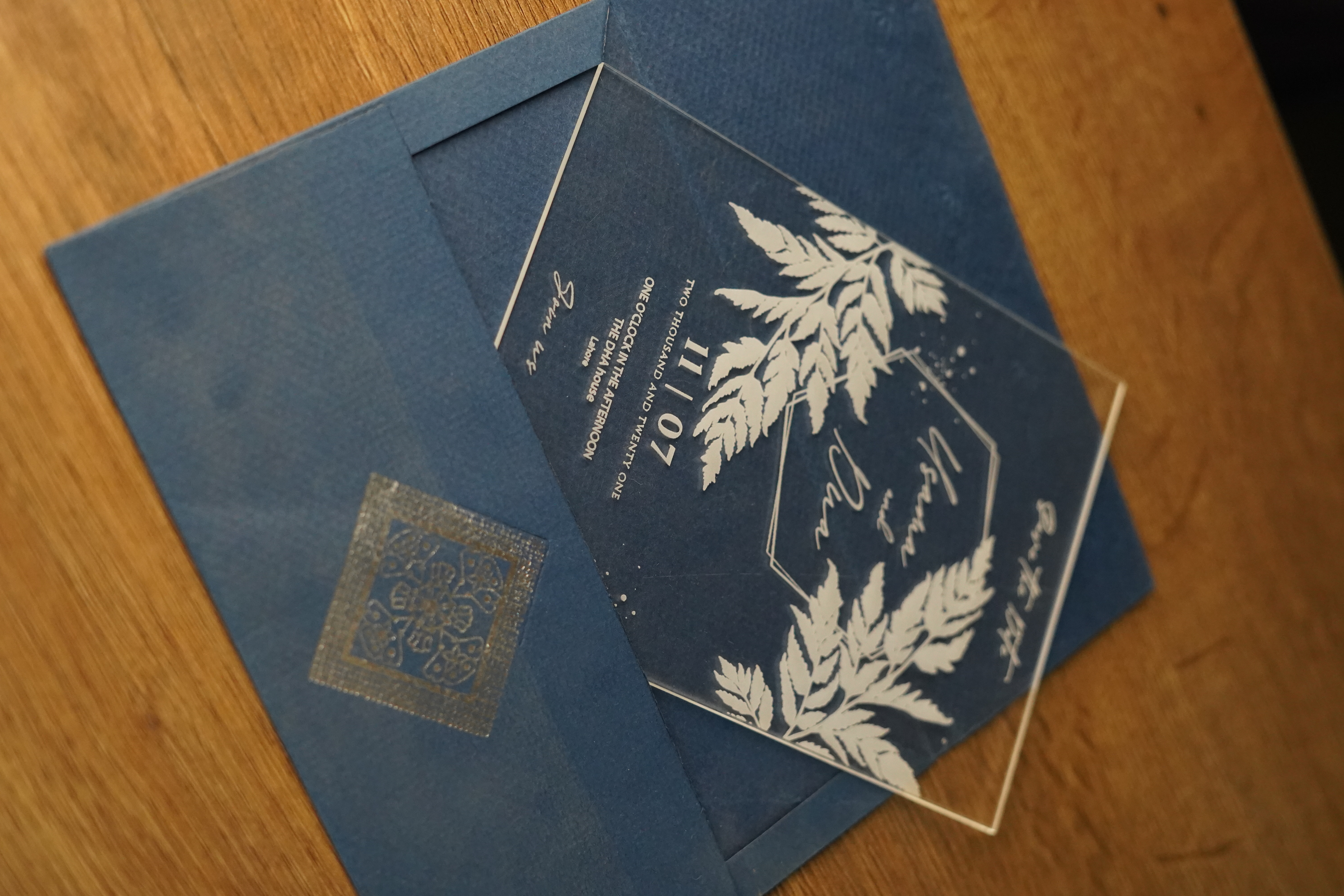 Clear Bliss Invitation D9