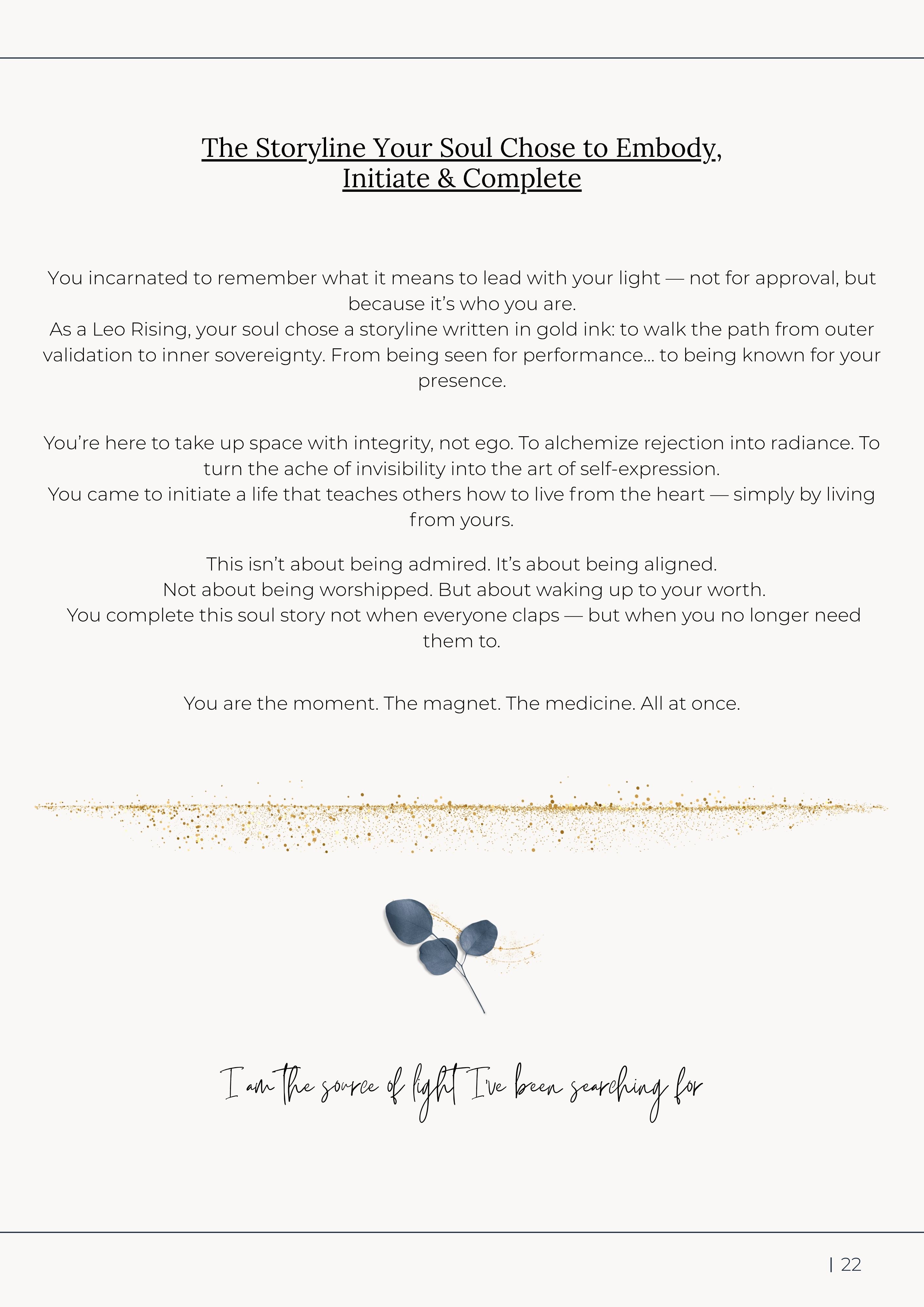 LEO Rising Blueprint