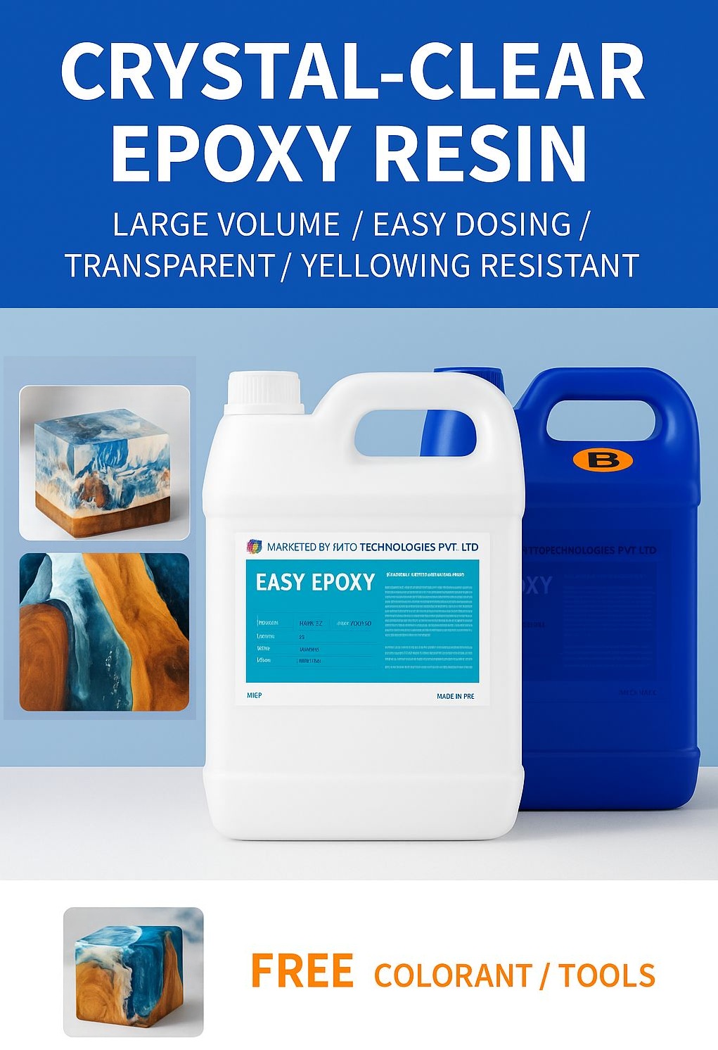 Easy Epoxy Resin and Hardener 3:1