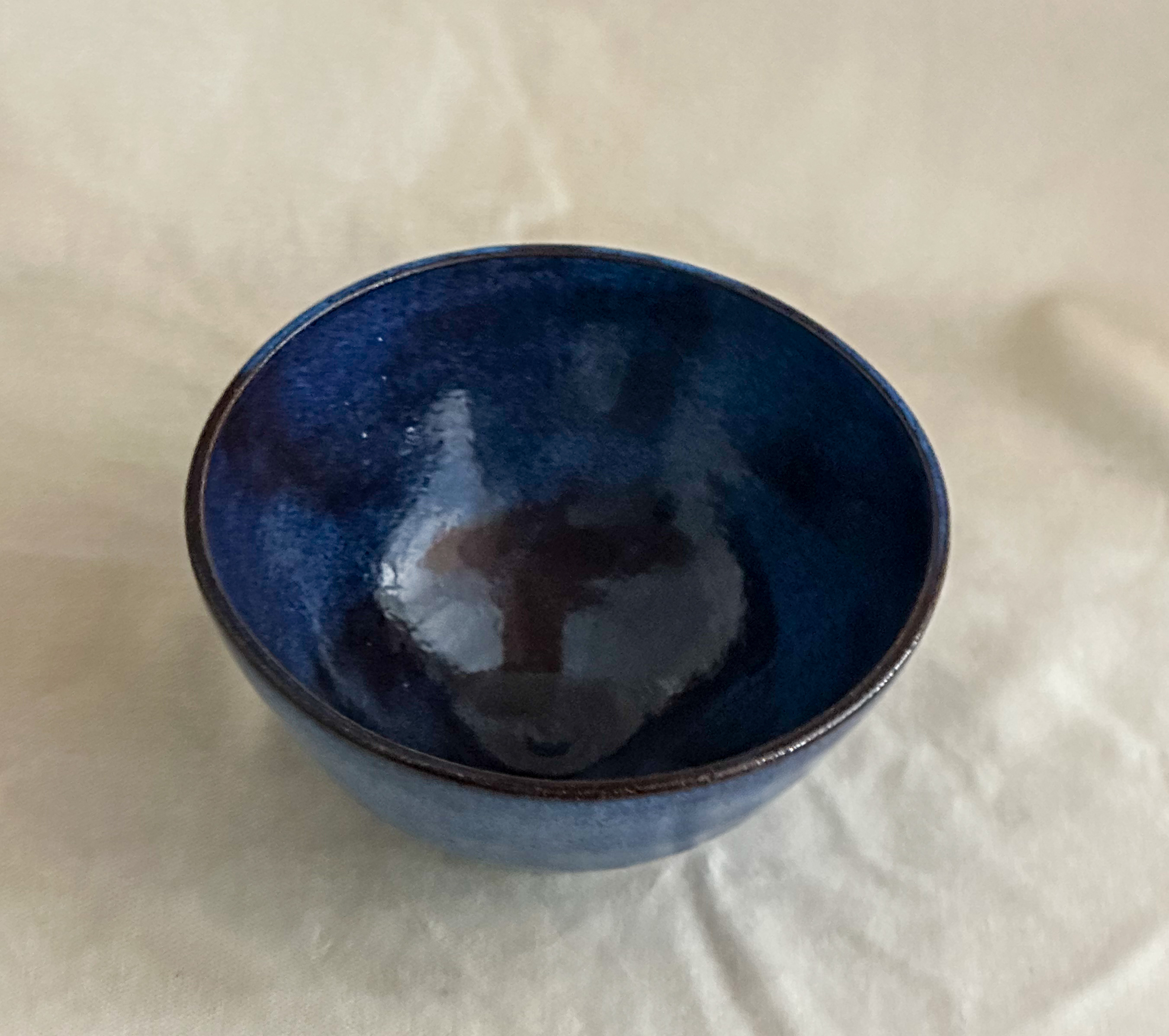 Ramen bowl in blue