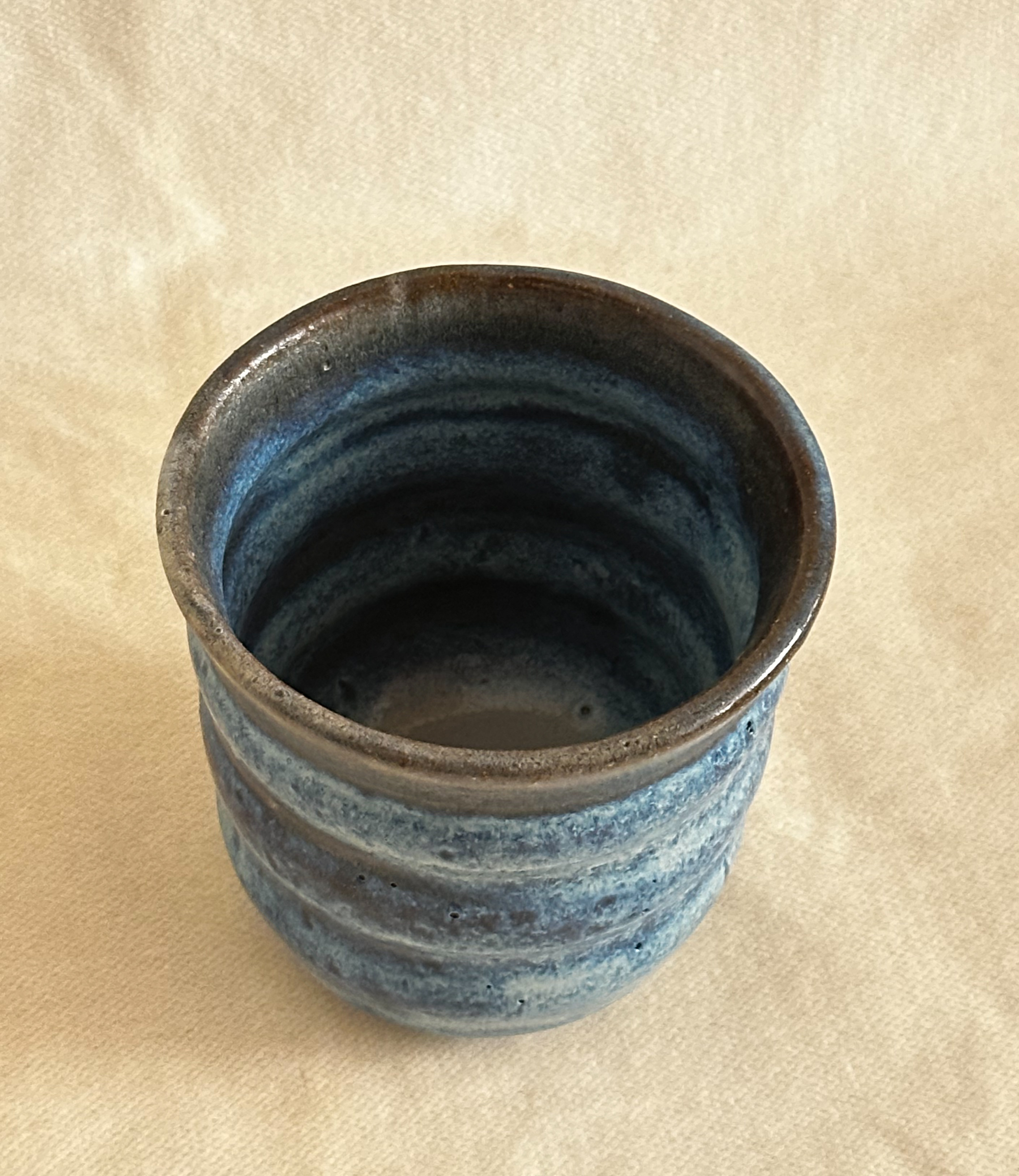 Tumbler in shades of blue