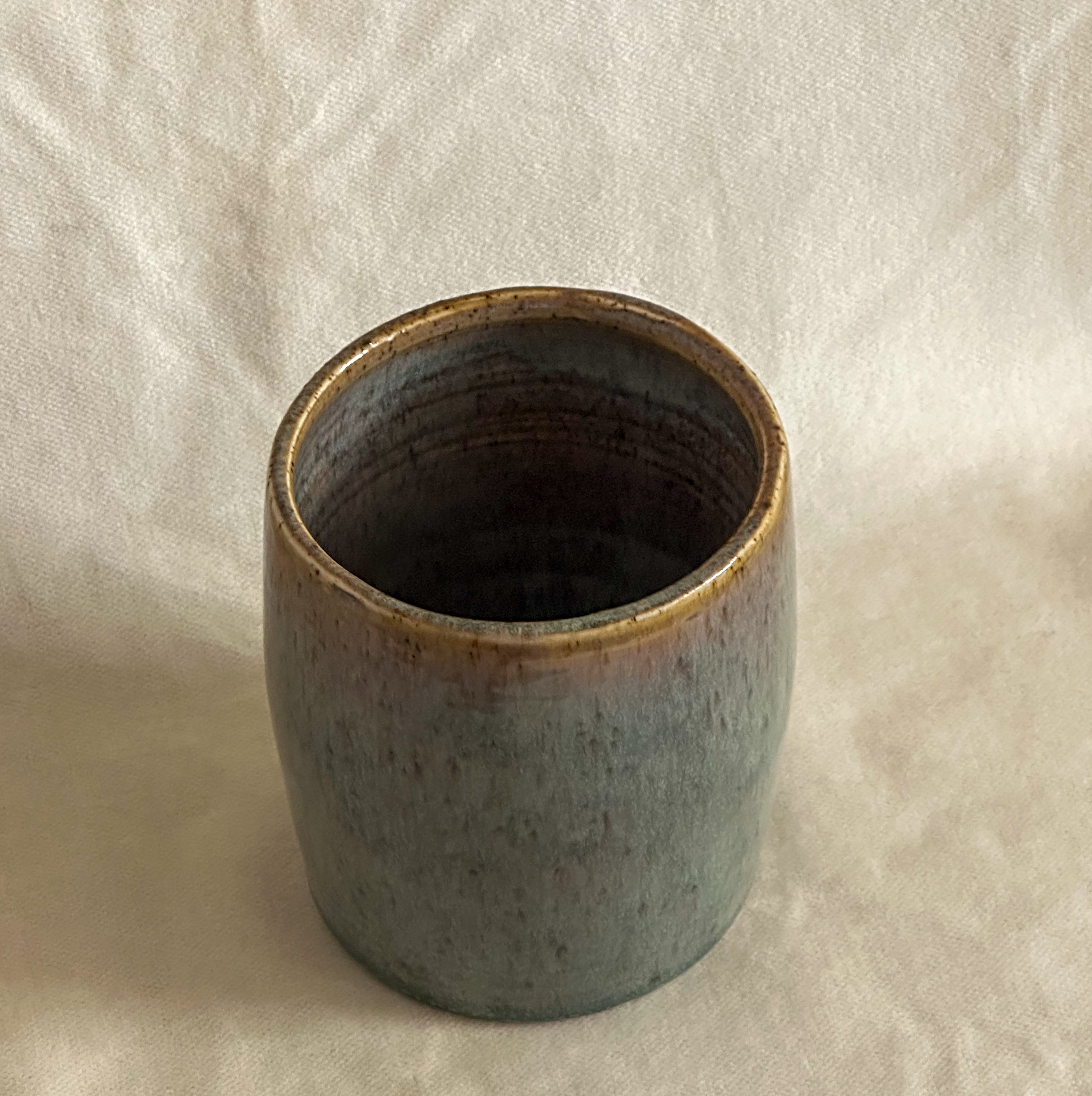 Sandstone Vase in Green