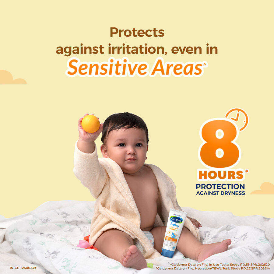 Cetaphil Baby Cream 85gm, Face & Body Moisturizing Cream  | Gentle & Soft with Organic Calendula