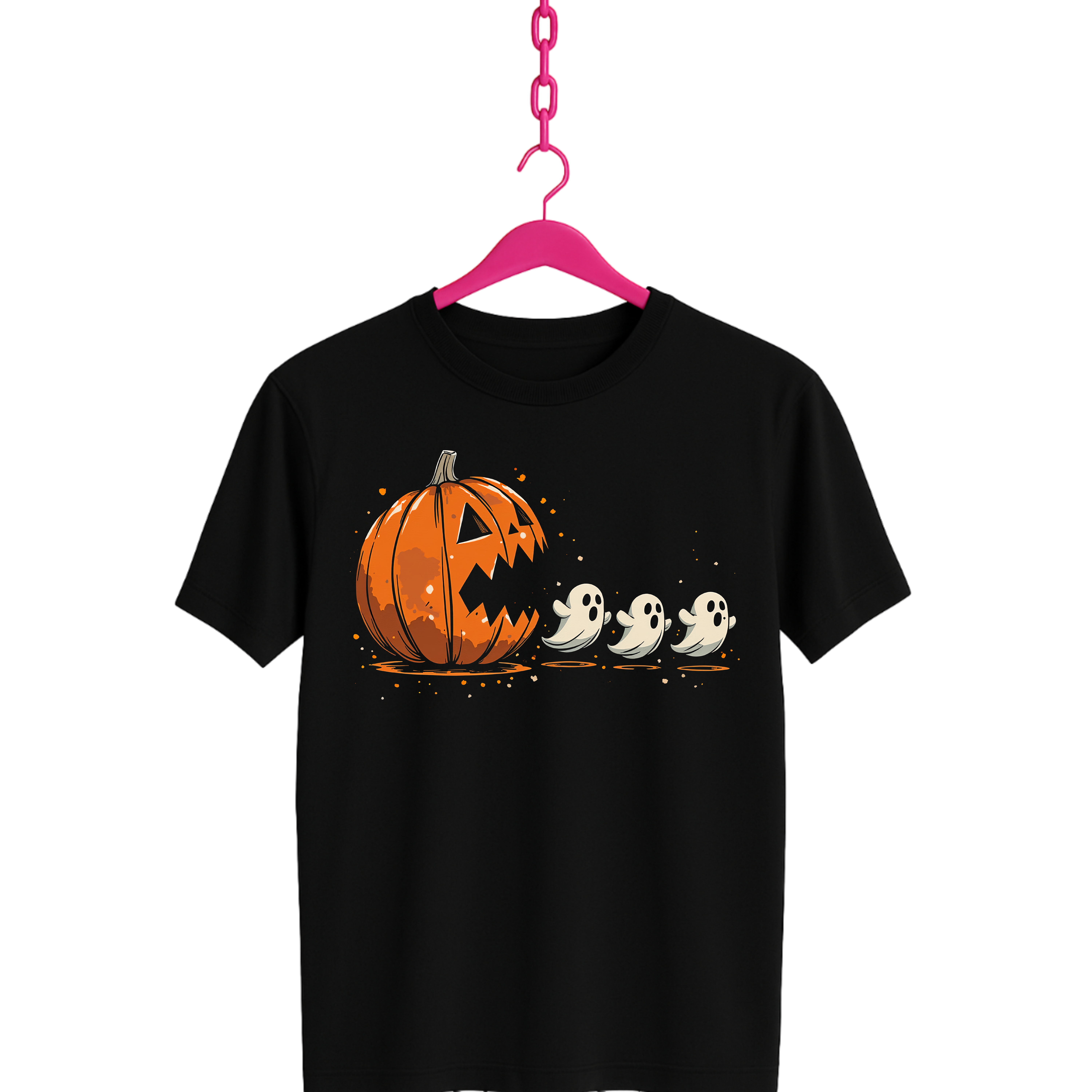 Halloween Pumpkin Ghost T-Shirt