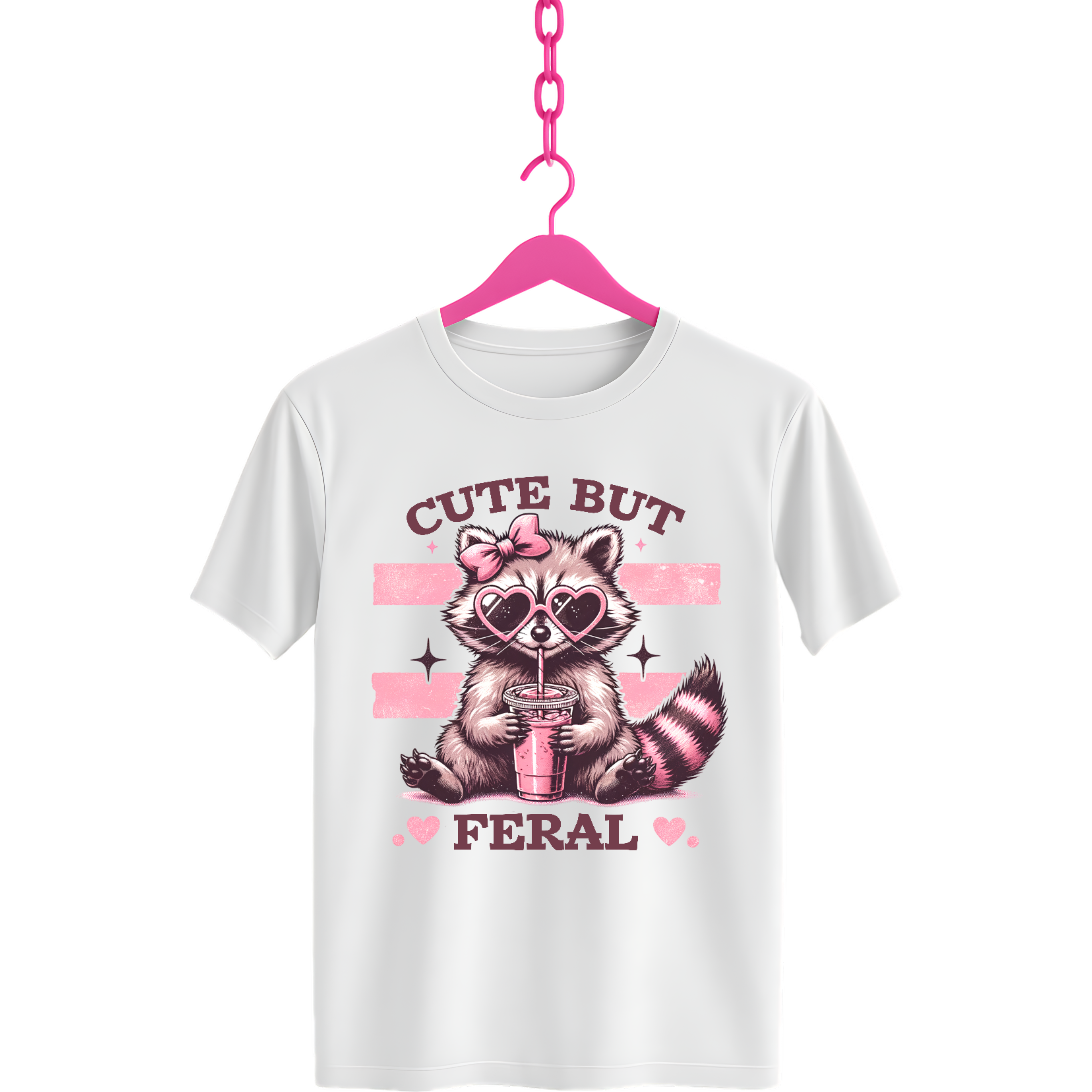 Cute But Feral Raccoon T-Shirt