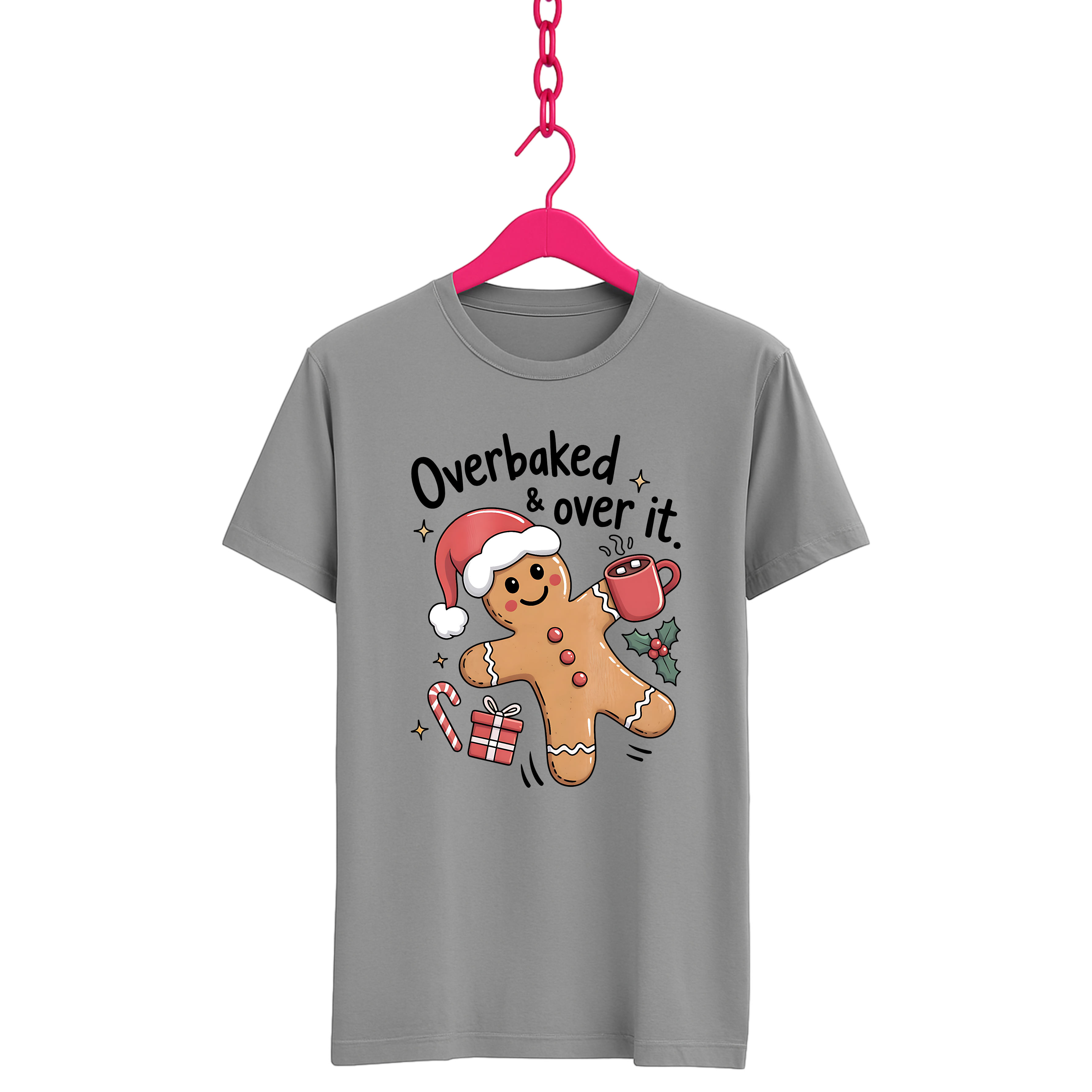 Overbaked & Over It Gingerbread T-Shirt