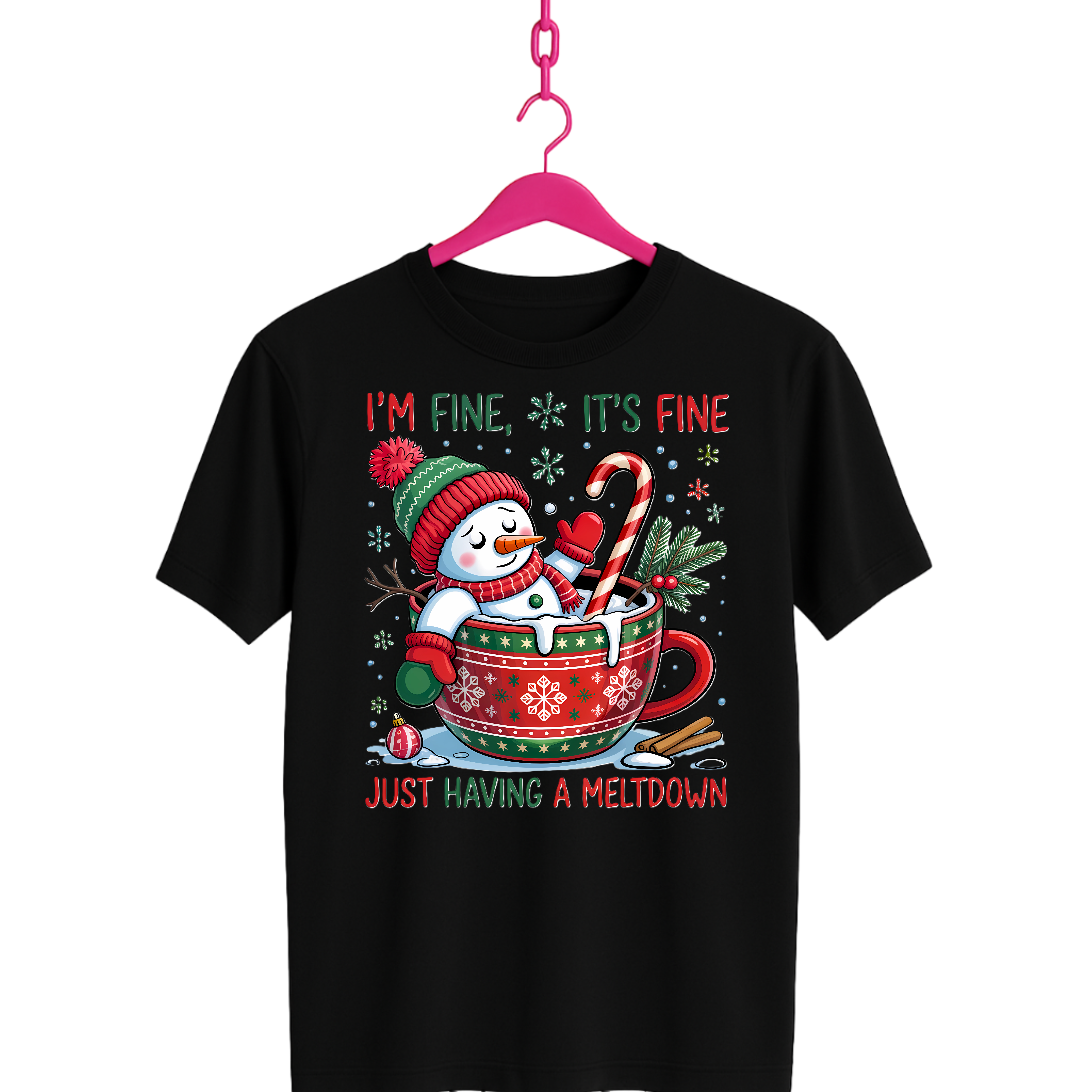 Funny Snowman Christmas T-shirt