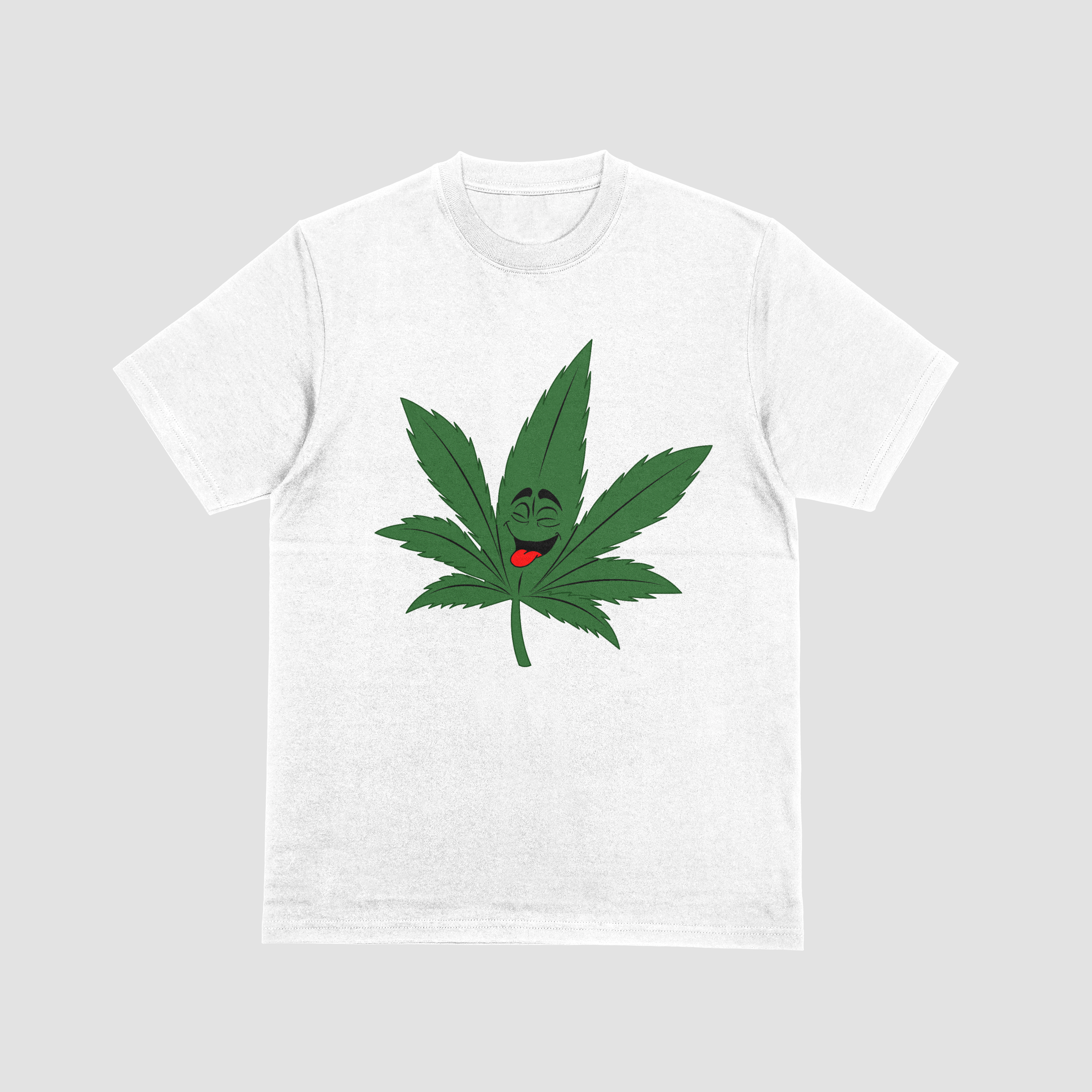 Leaf Face Graphic T-Shirt