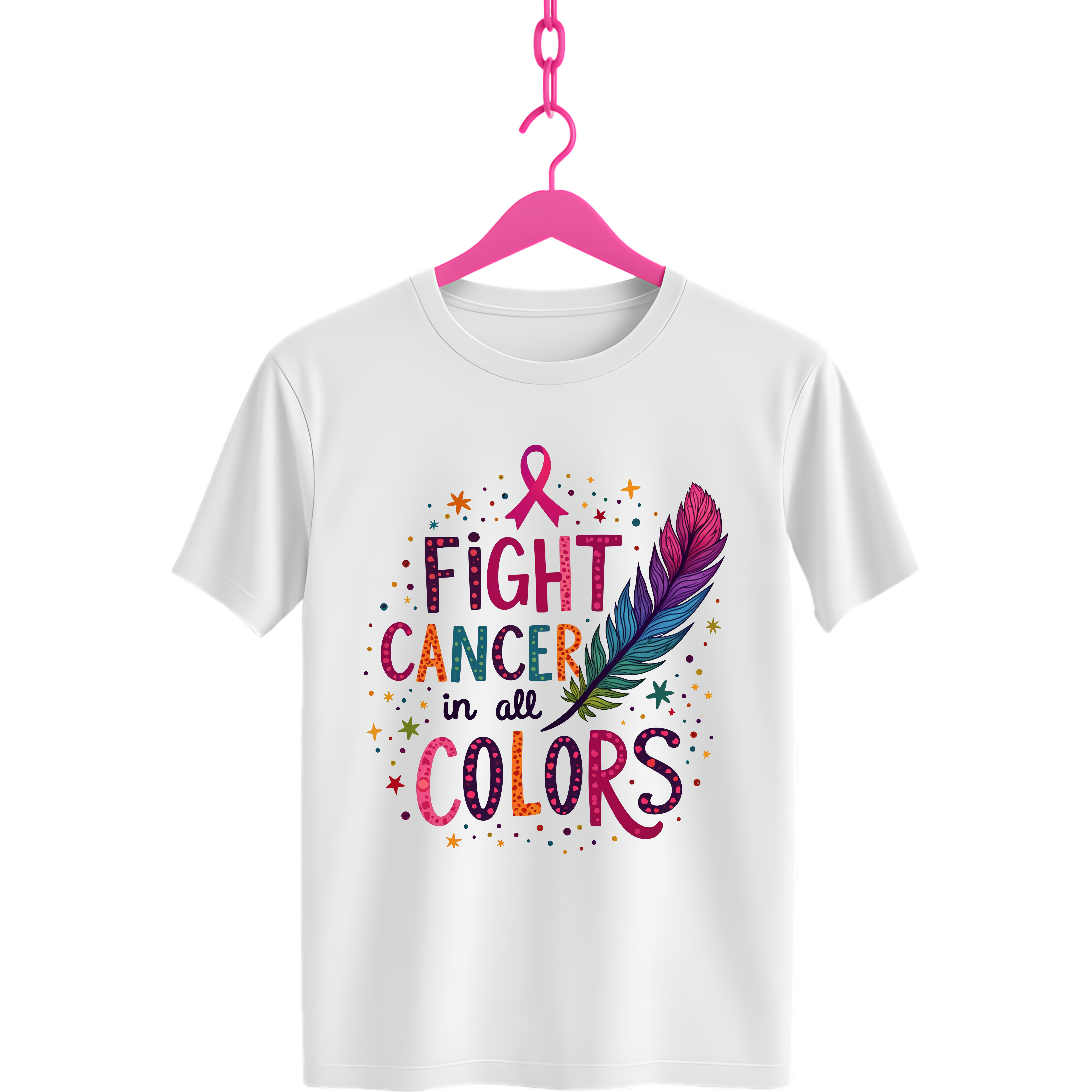 Fight Cancer In All Colors T-shirt