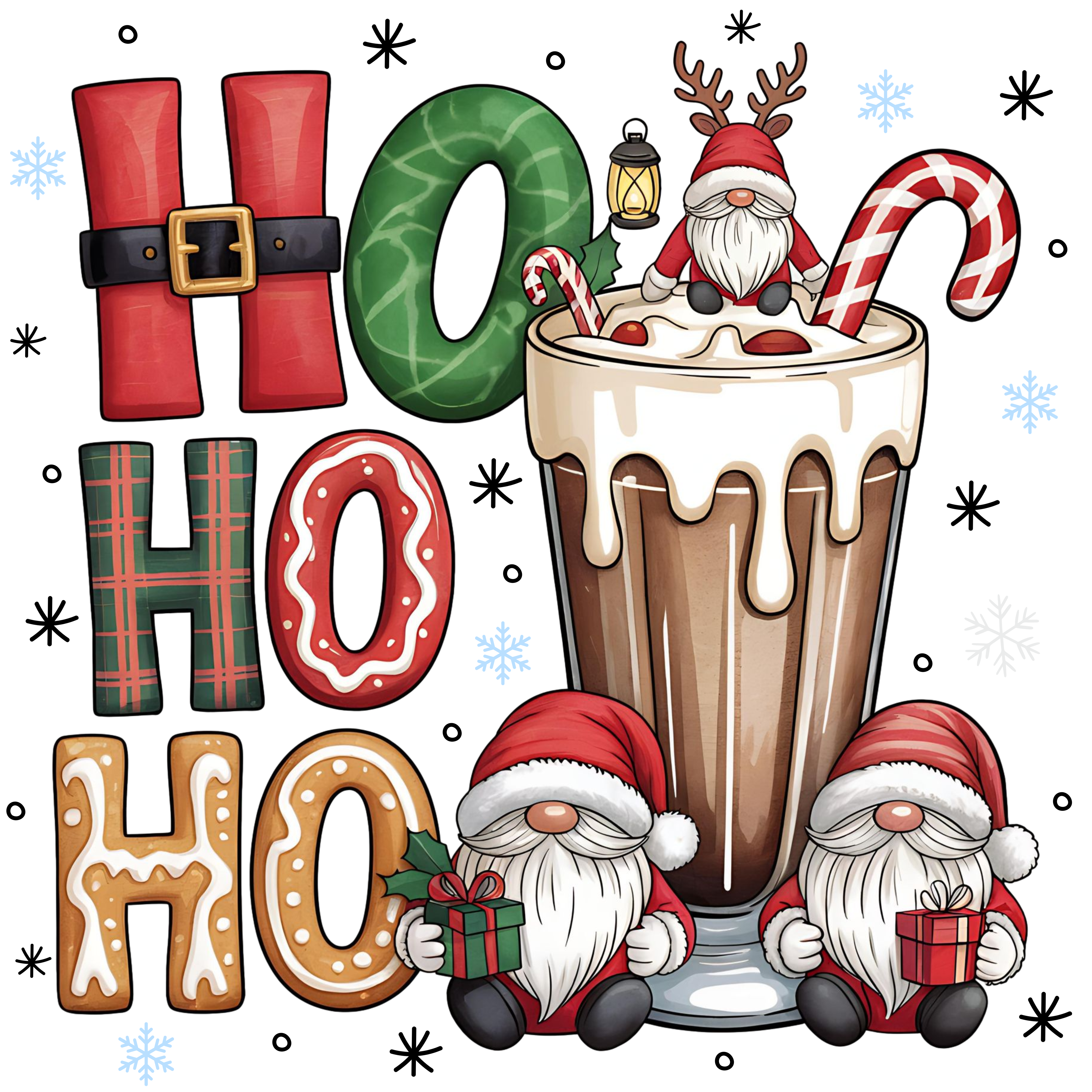 Christmas 'Ho Ho Ho' Graphic T-shirt