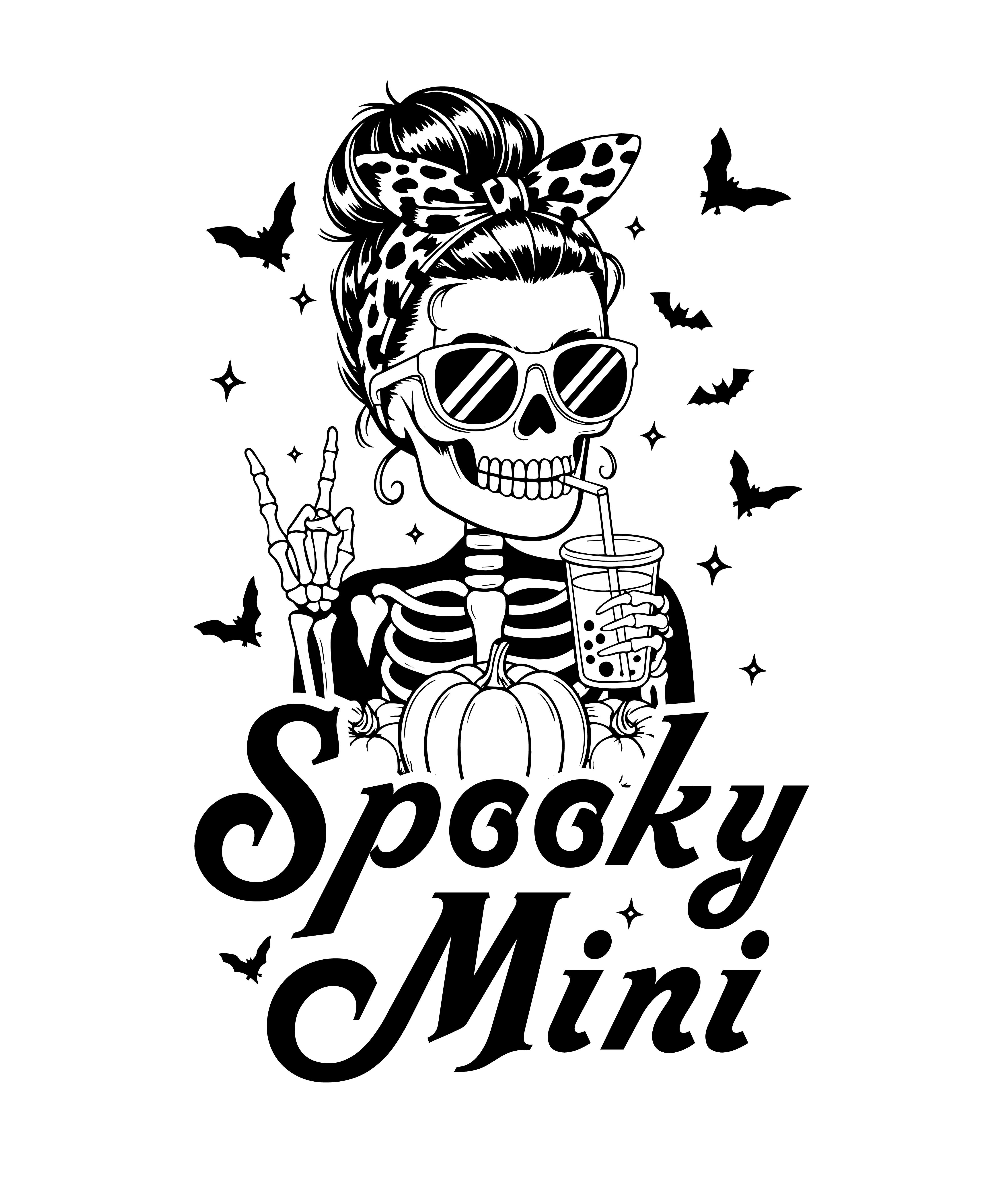 Spooky Mini Skeleton T-shirt
