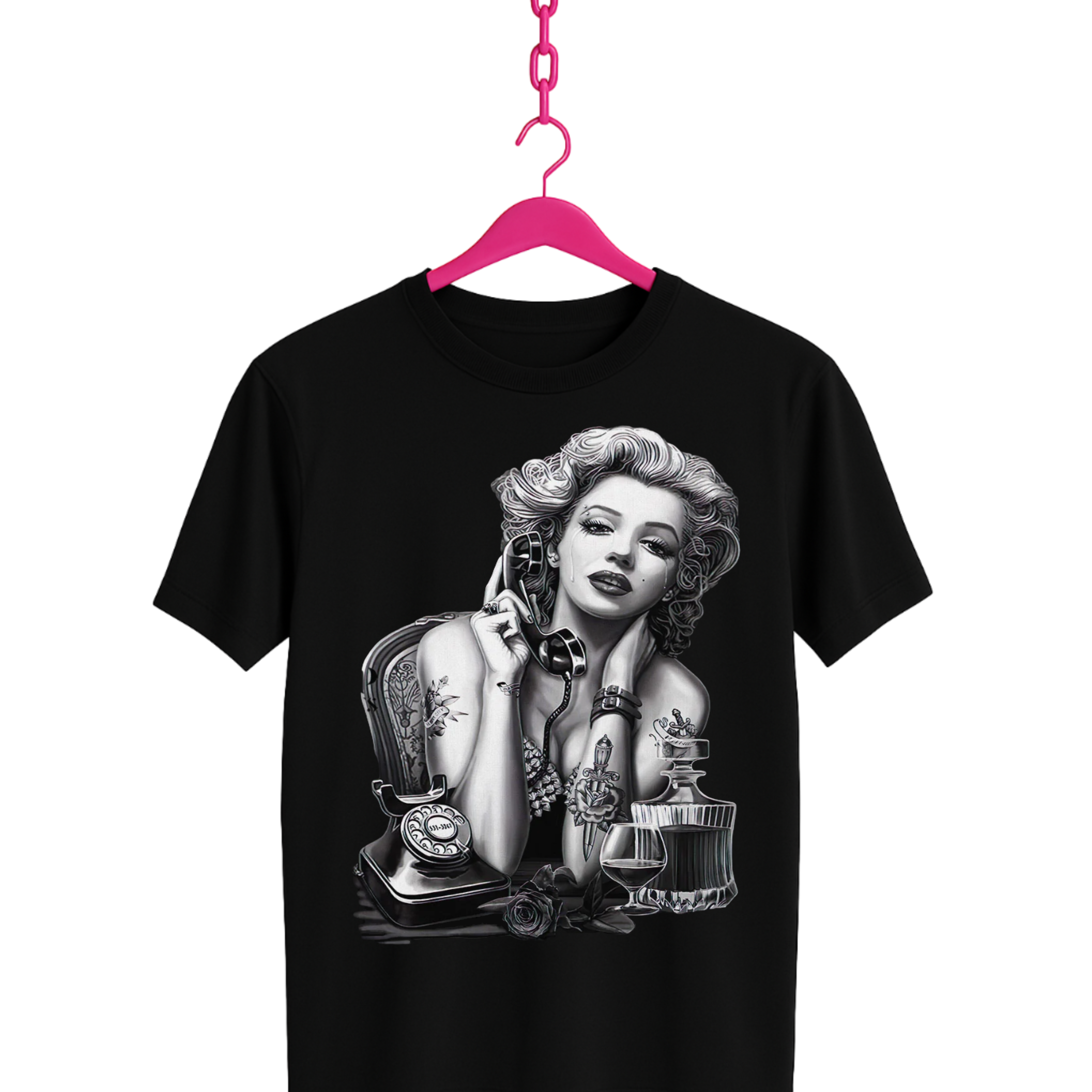 Retro Noir Art Graphic T-Shirt