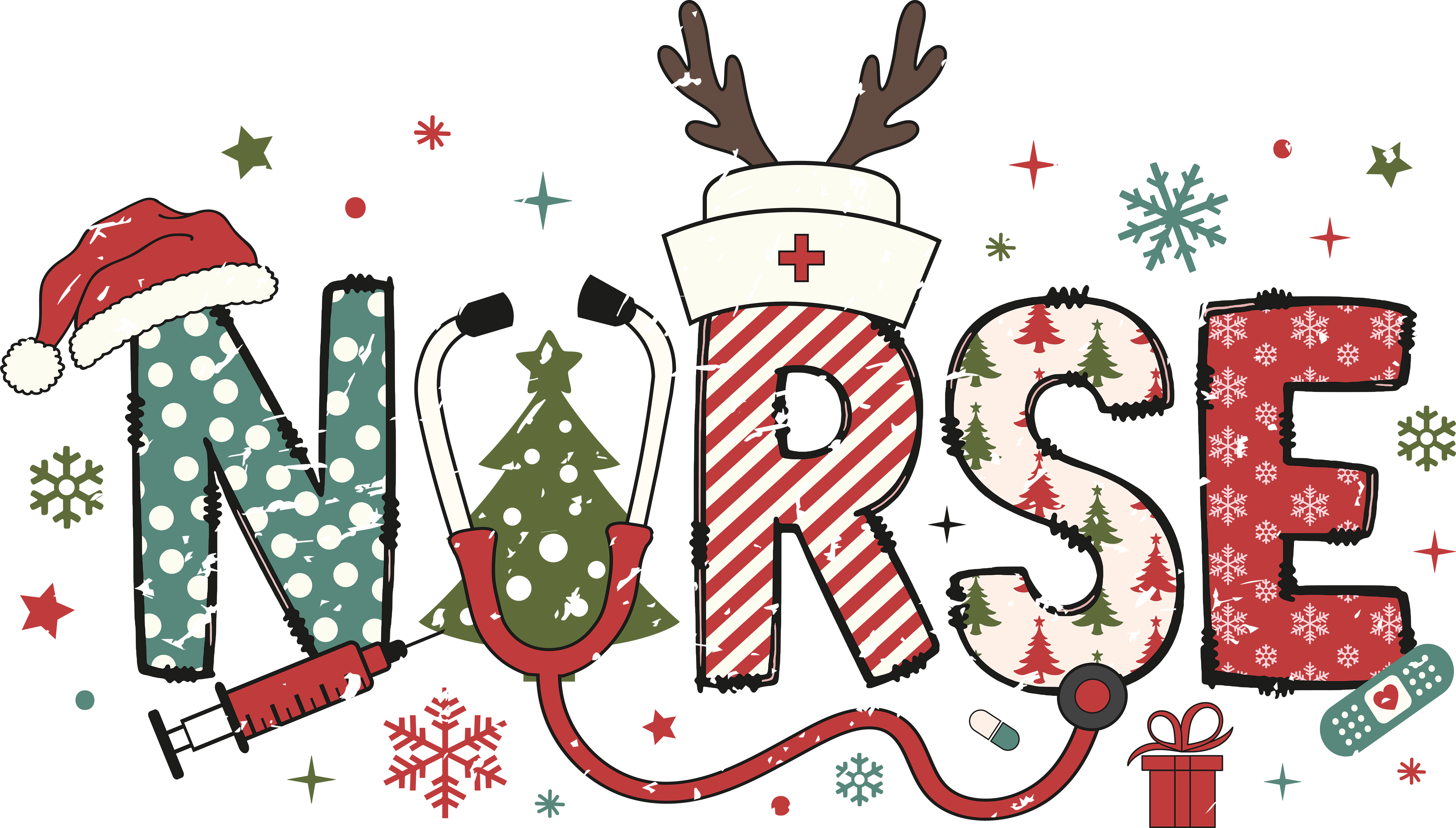 Christmas Nurse T-Shirt