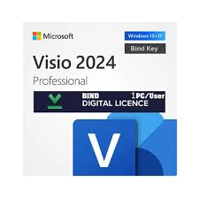 Visio 2024 professional bind key lifetime for Win/Pc
