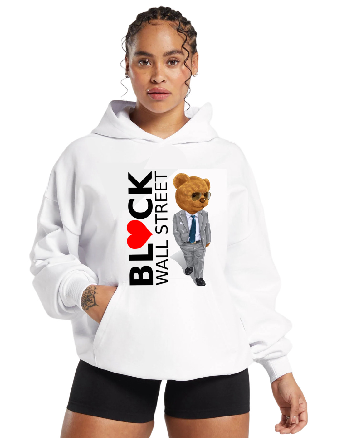 Heart Black Wall Street hoodies