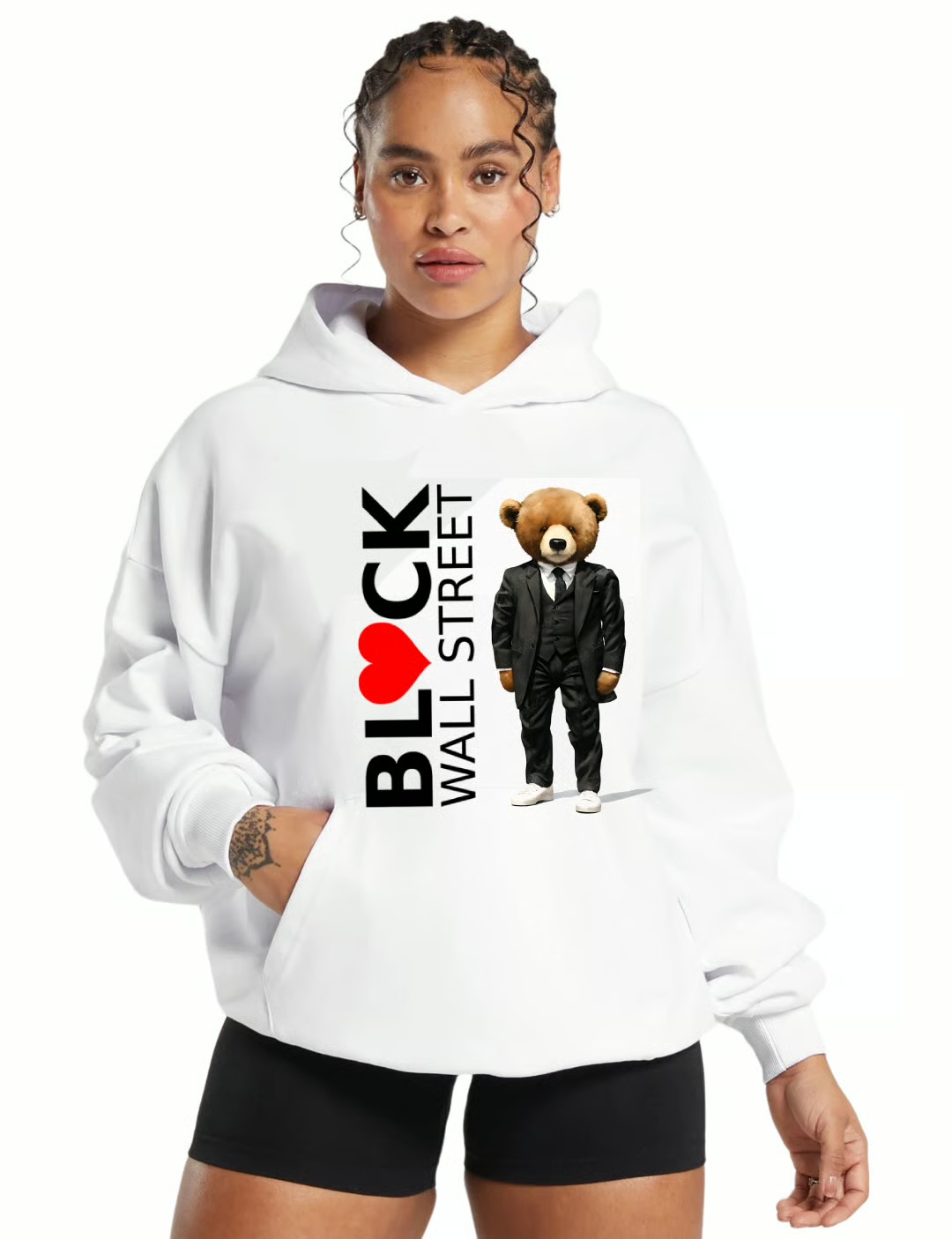 Heart Black Wall Street hoodies