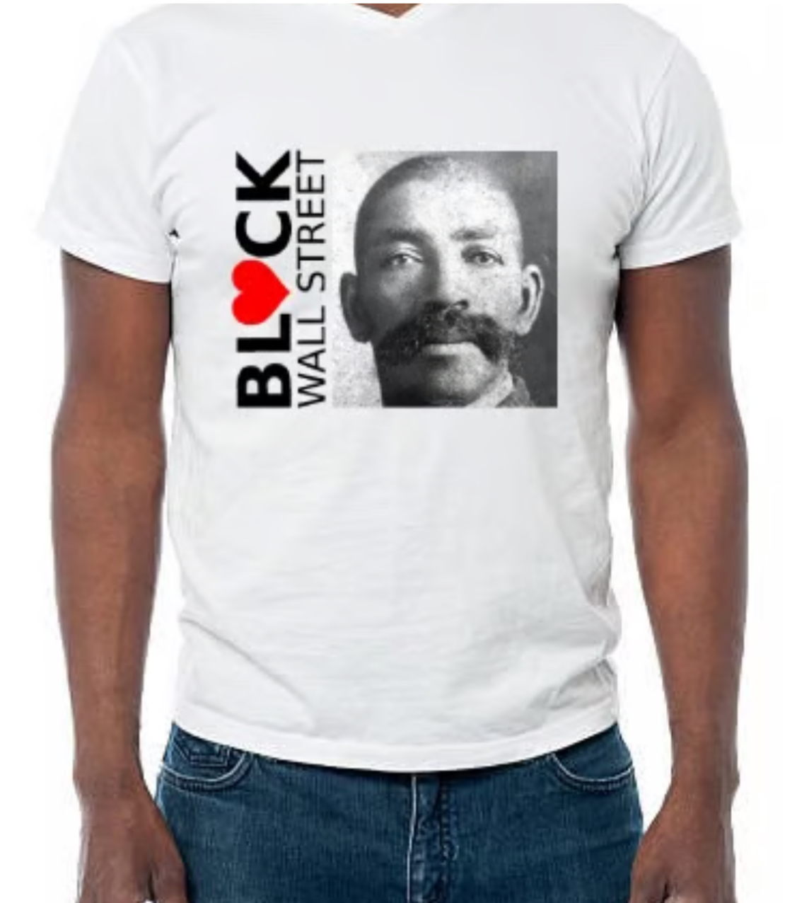 HEART BLACK WALL STREET Legacy T-Shirt | O.W. Gurley | Founder of the Greenwood District