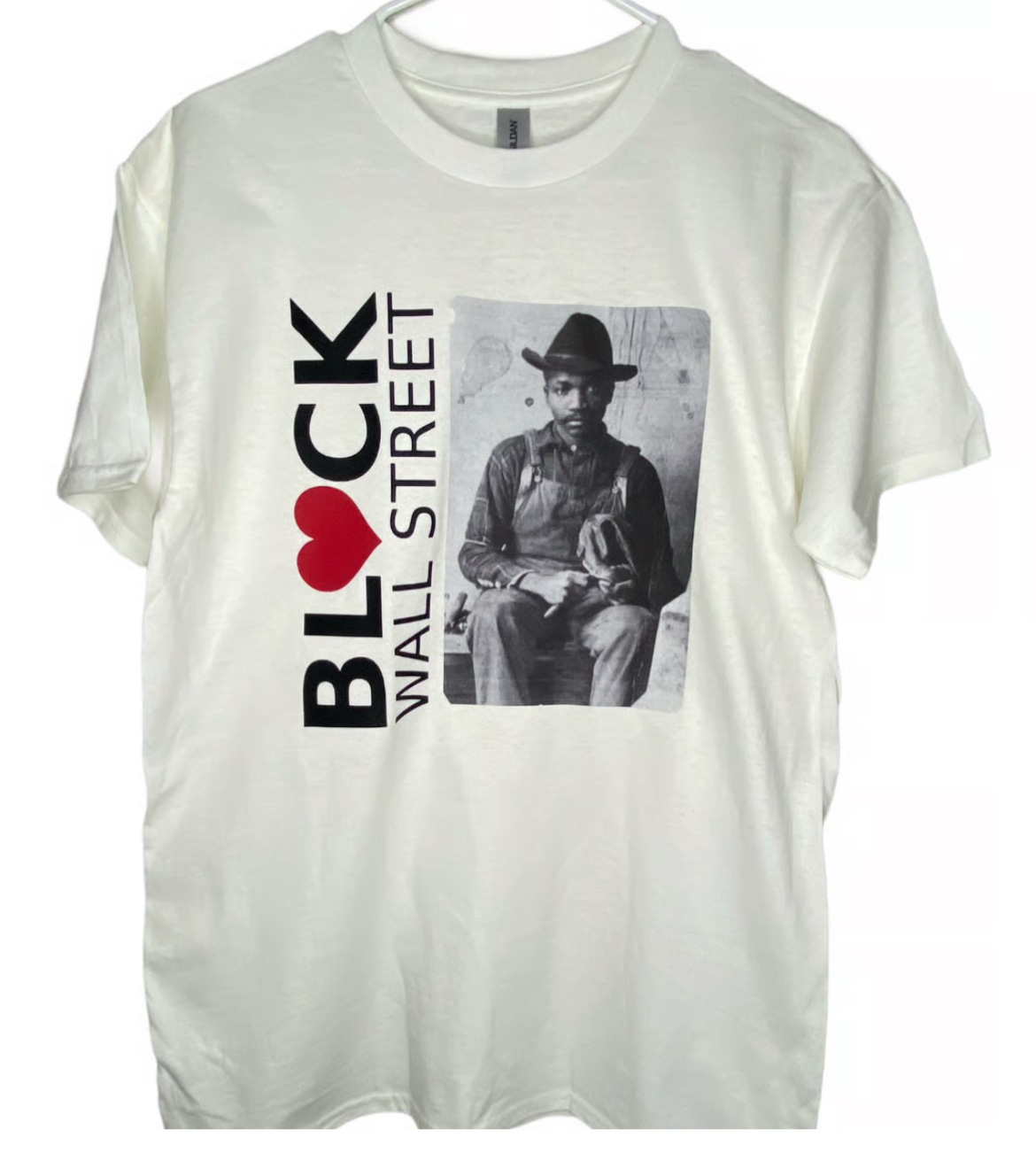 Product Name: HEART BLACK WALL STREET Legacy T-Shirt – James Nails Edition