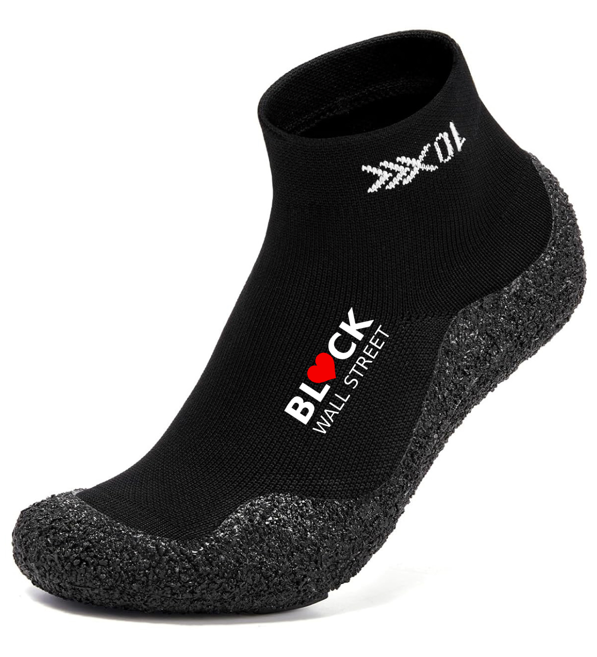 HEART BLACK WALL STREET Barefoot Shoe