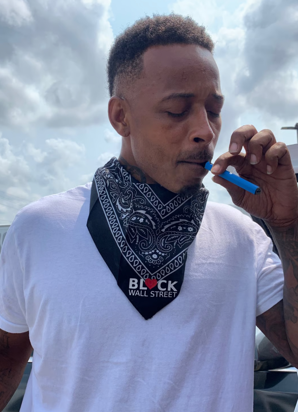 HEART BLACK WALL STREET Bandanna – Bold Roots. Fearless Identity.