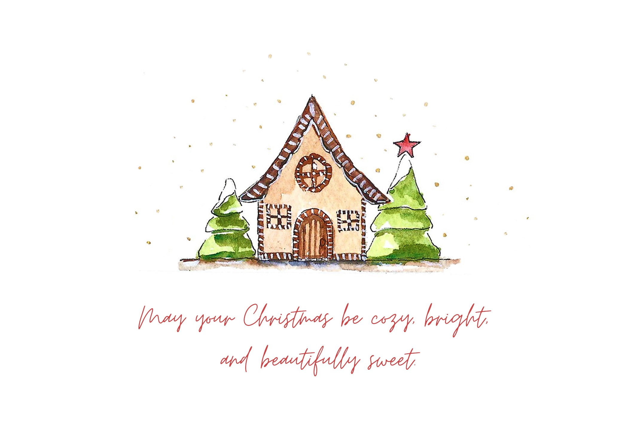 Ginger Bread House Card