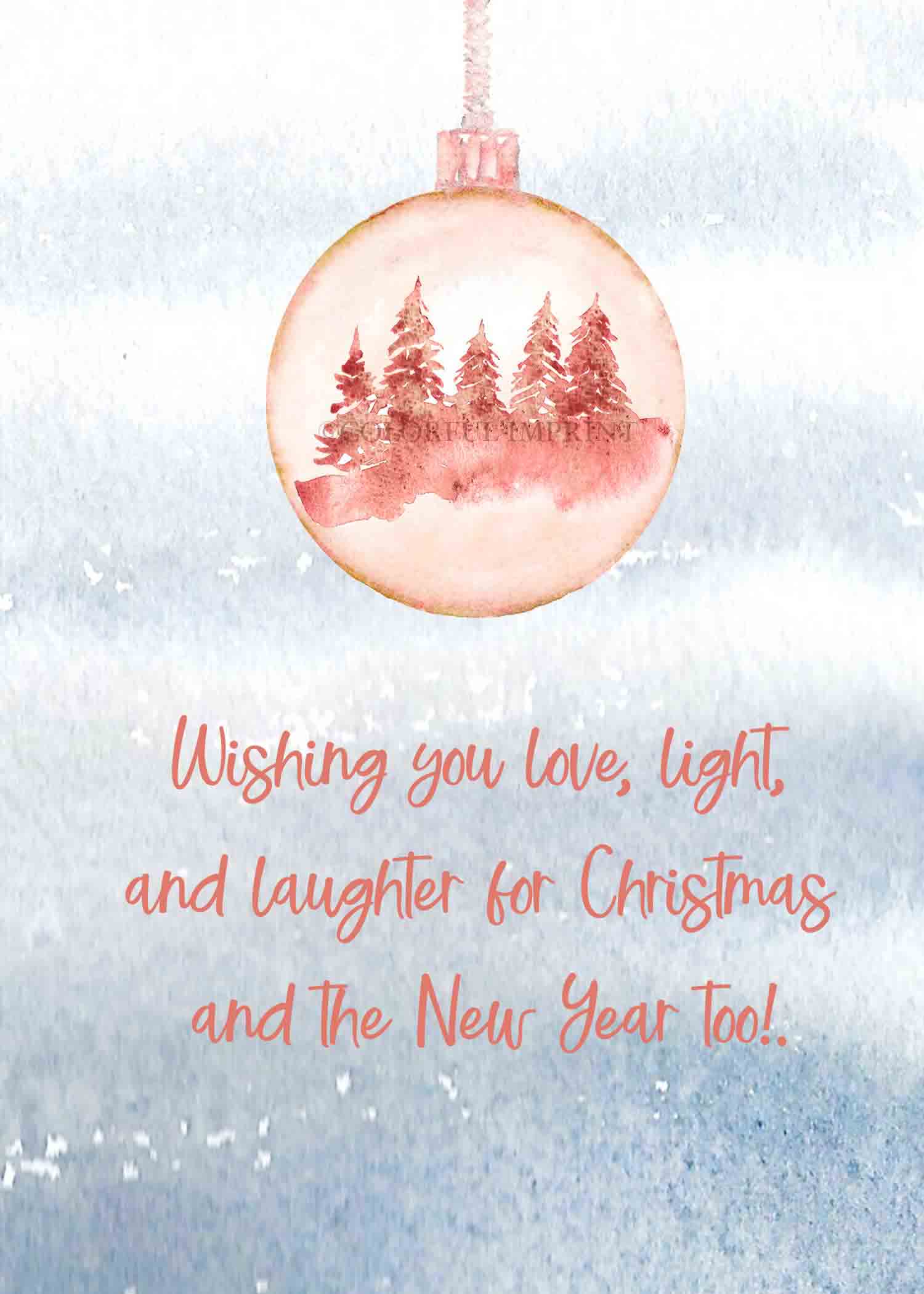 Christmas Bauble | Hand-Painted Watercolor