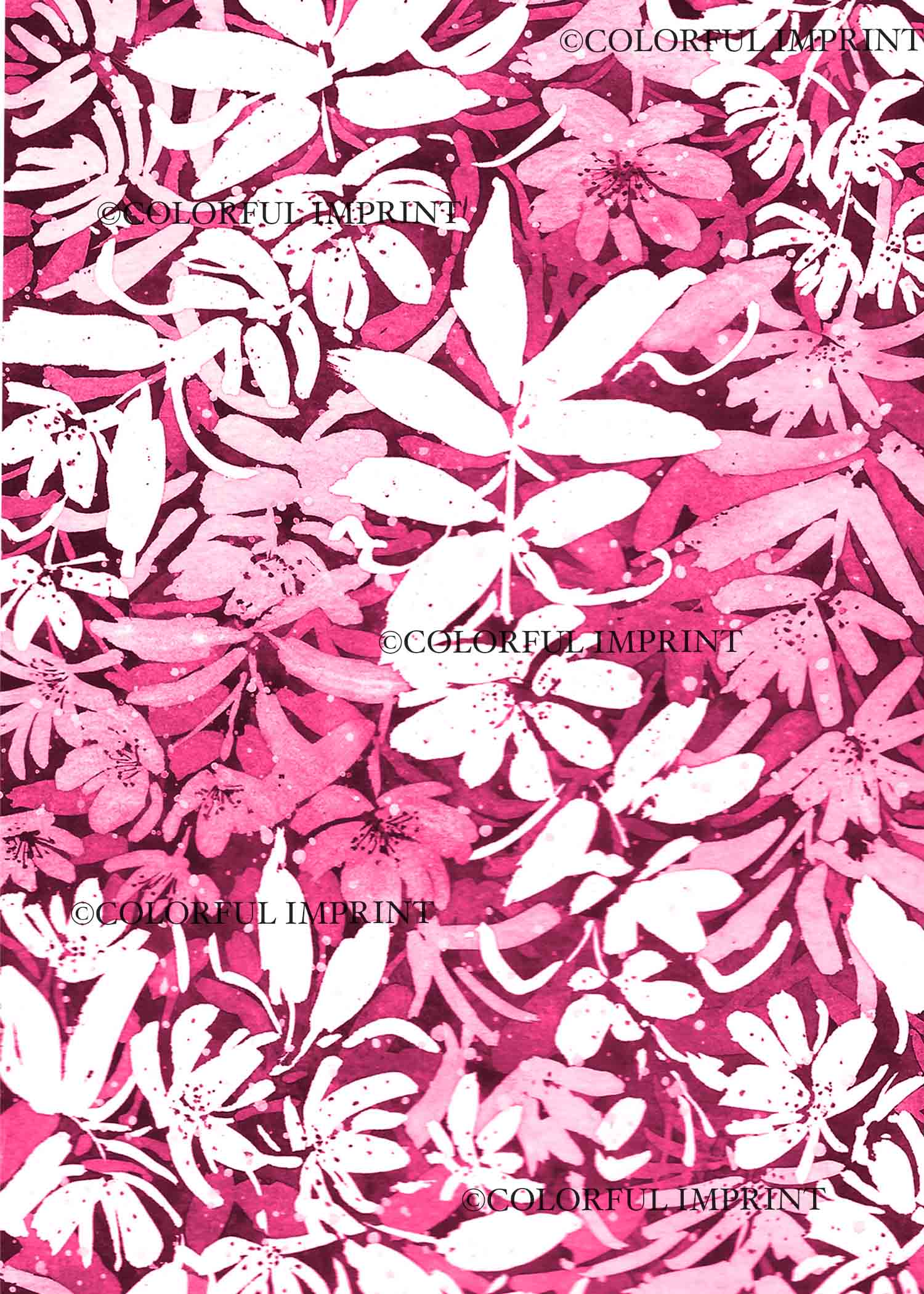 Floral Foliage | Hand-Painted Watercolor