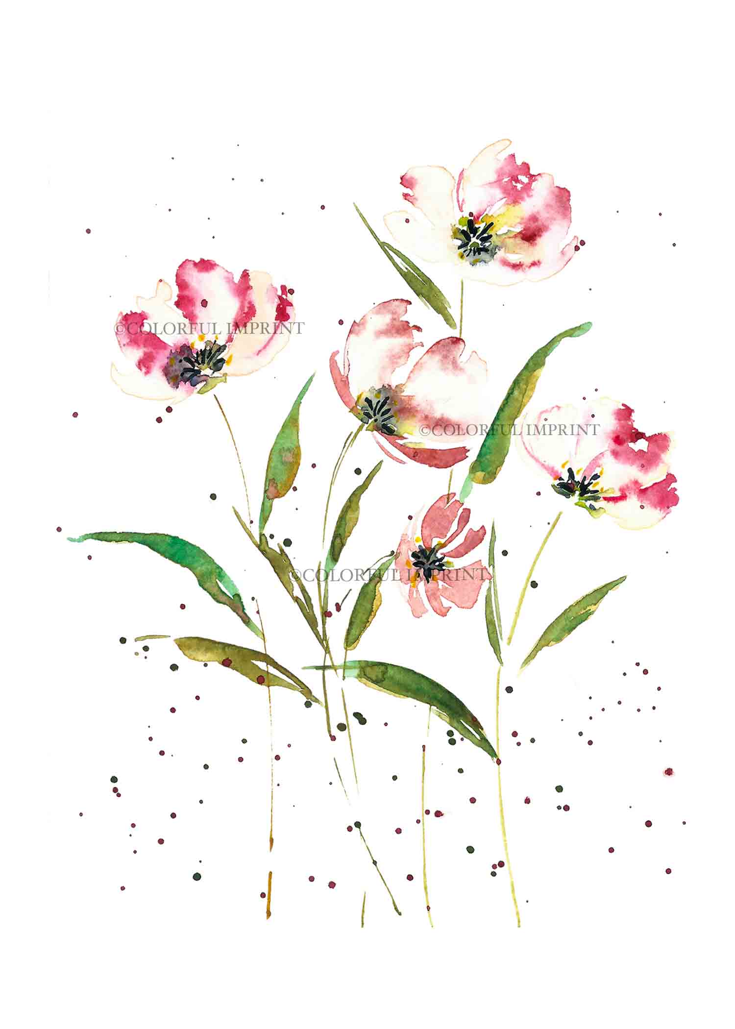 Daisy | Loose Watercolor