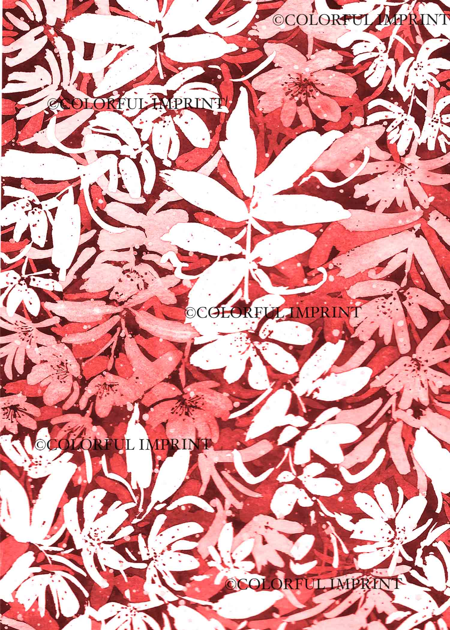 Floral Foliage | Hand-Painted Watercolor