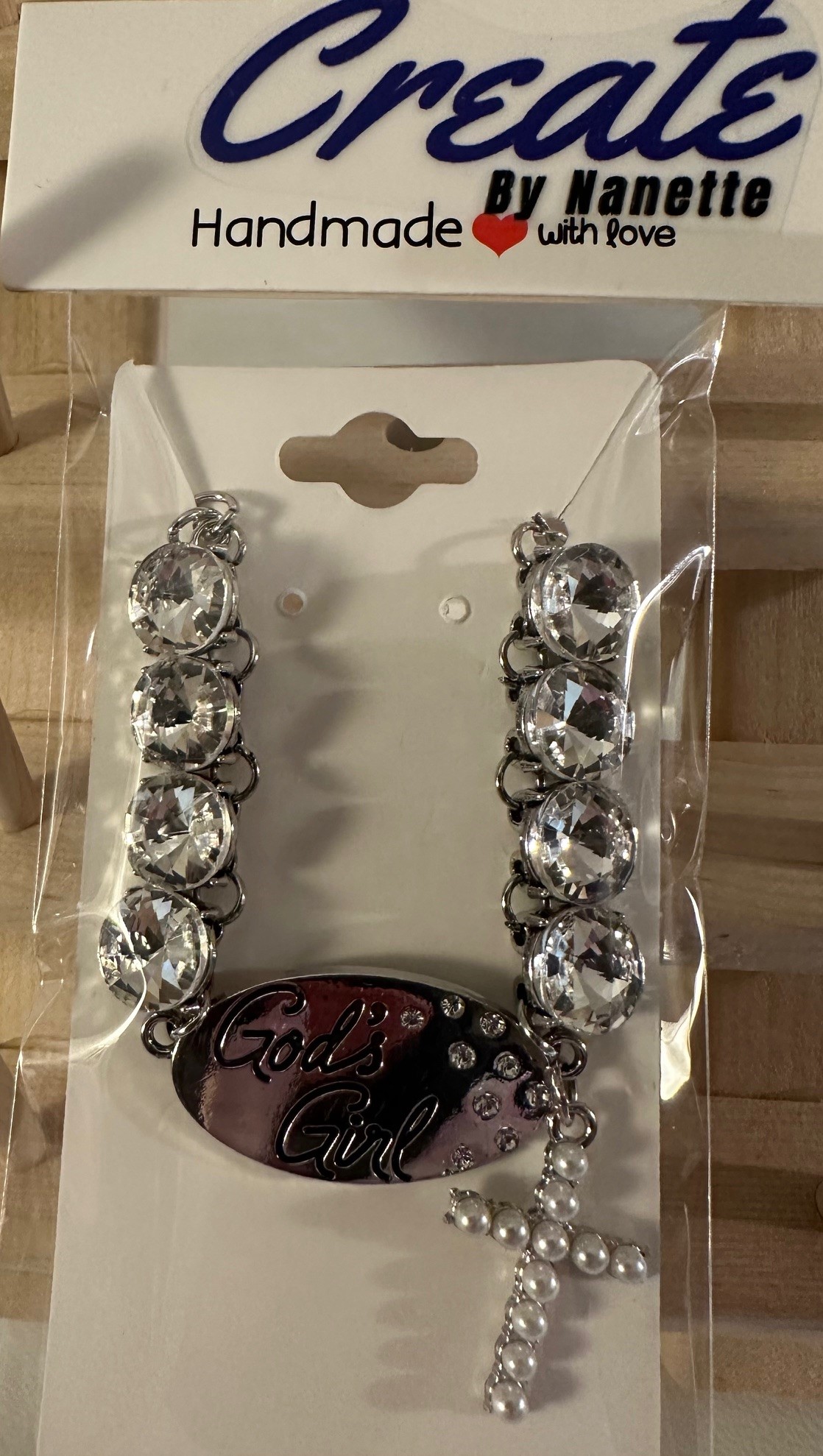 God's Girl Silver Bracelet